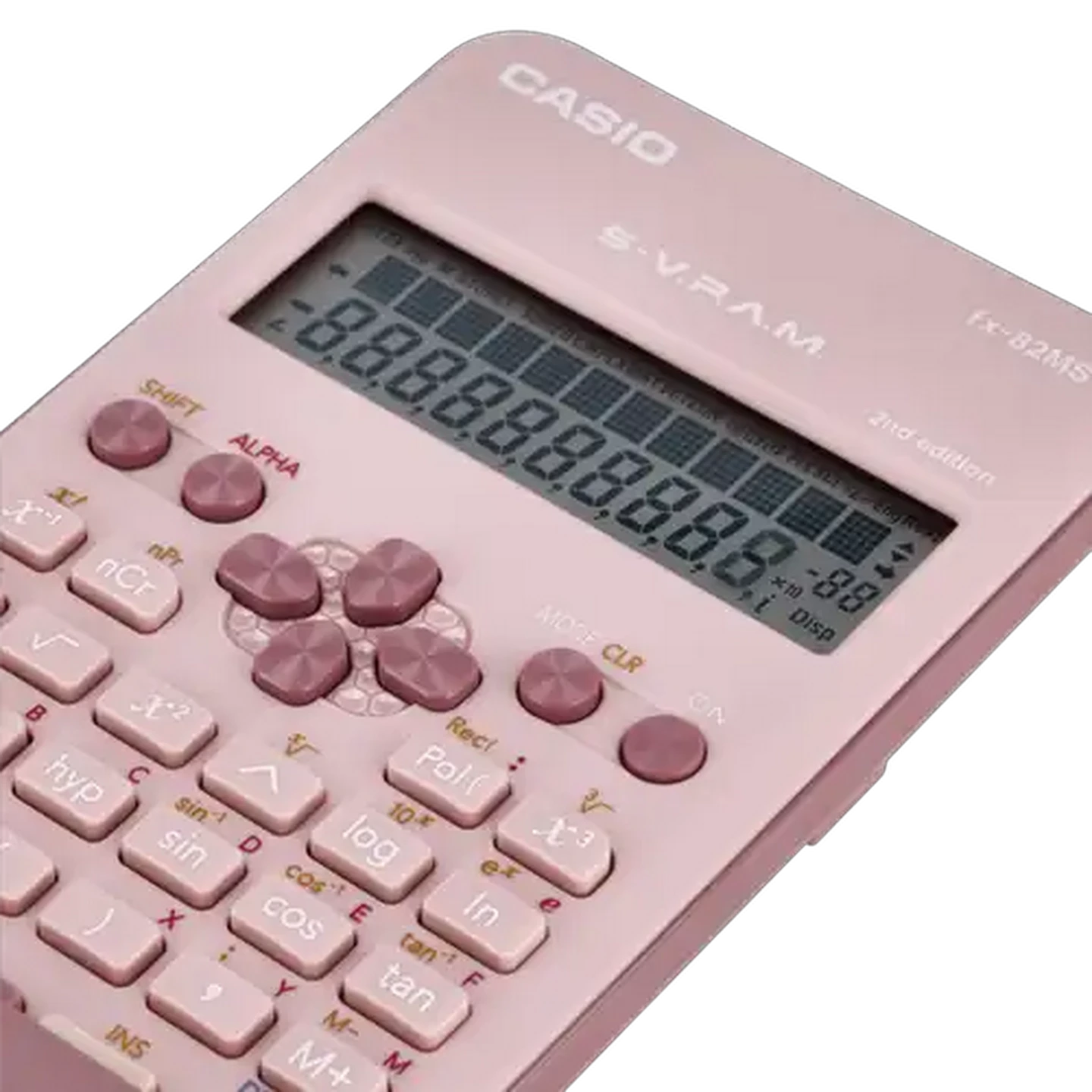 Image of Casio FX-82MS 2nd Edition Pink Scientific Calculator