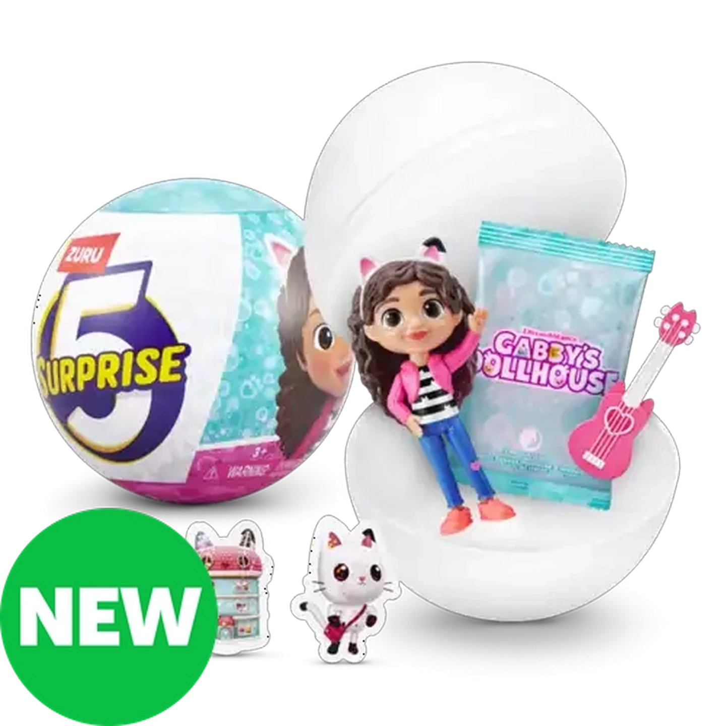 Image of 5 Surprise Gabby's Dollhouse Capsule (Type May Vary)