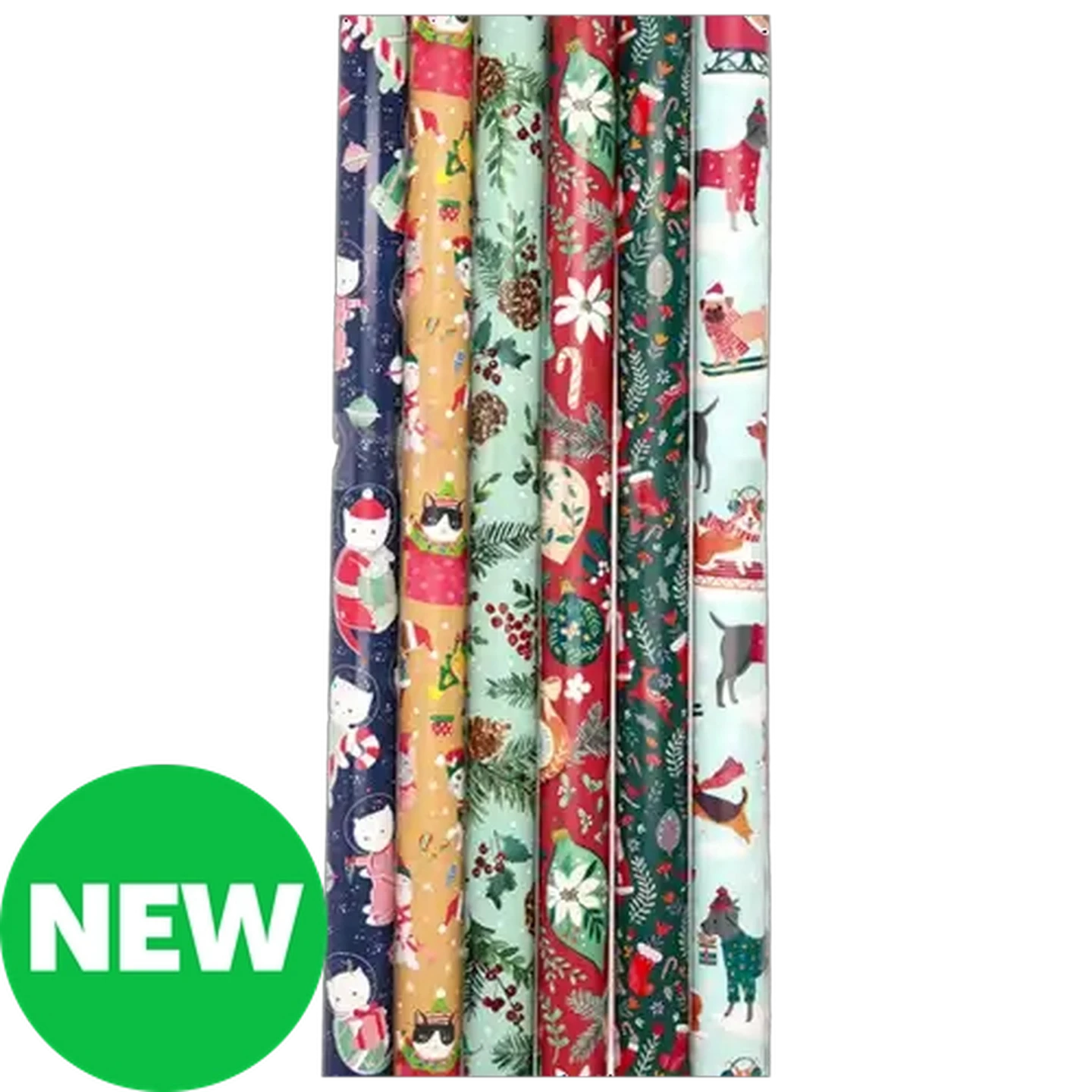 Image of Christmas Gift Wrap 2m x 76cm (Design May Vary)