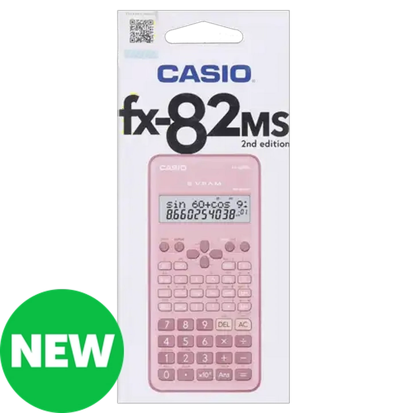 Image of Casio FX-82MS 2nd Edition Pink Scientific Calculator