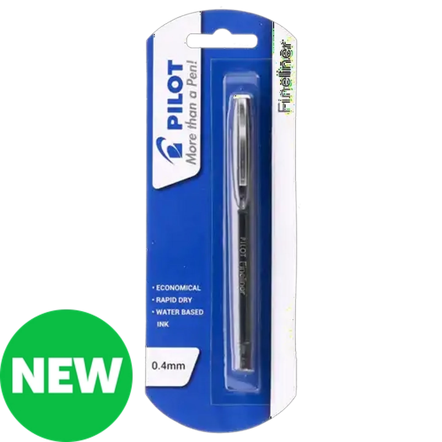 Image of Pilot Black Fineliner Felt Tip Pen 0.4mm