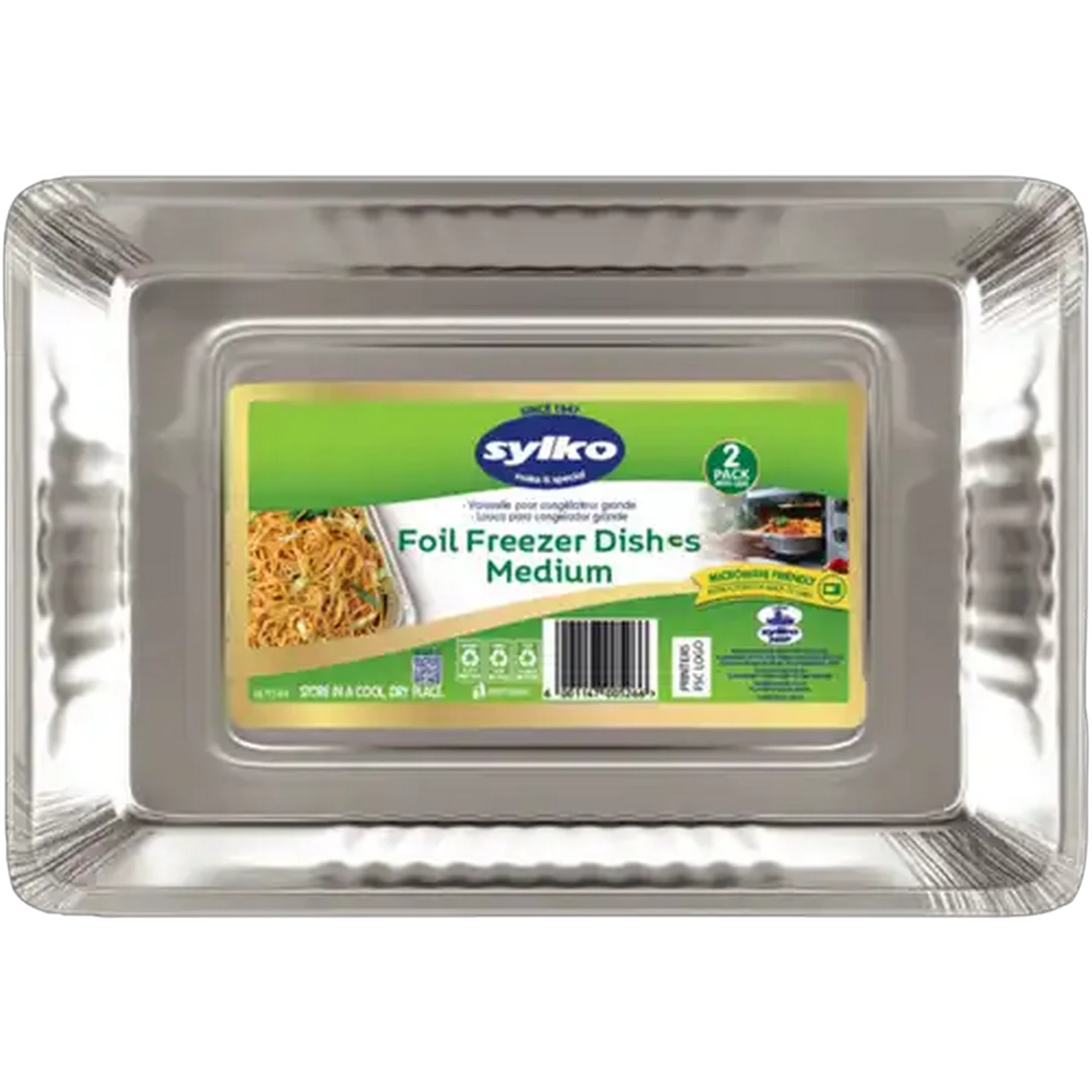 Image of Sylko Foil Freezer Dish 2 x 1670ml