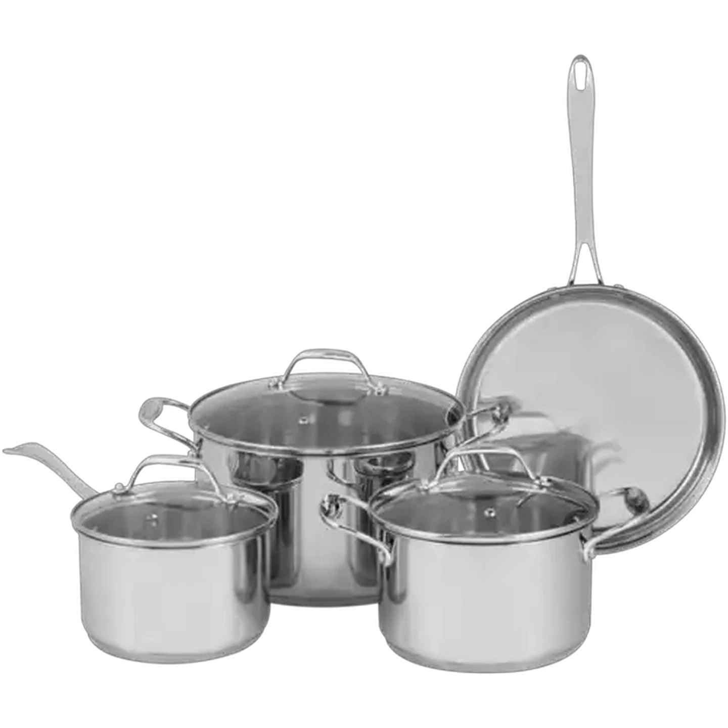 Image of Agean Poland Stainless Steel Cookware Set 7-Piece