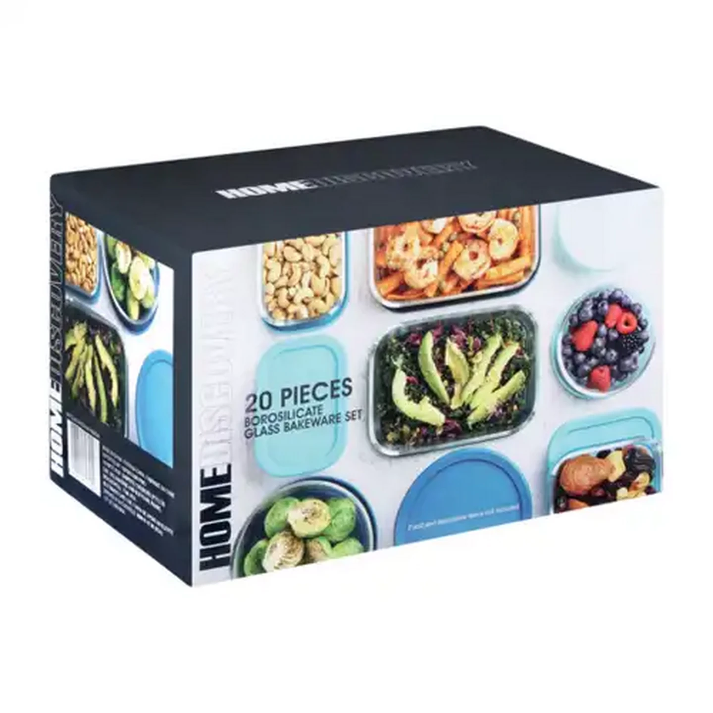Image of Home Discovery Glass Bakeware Set 20-Piece