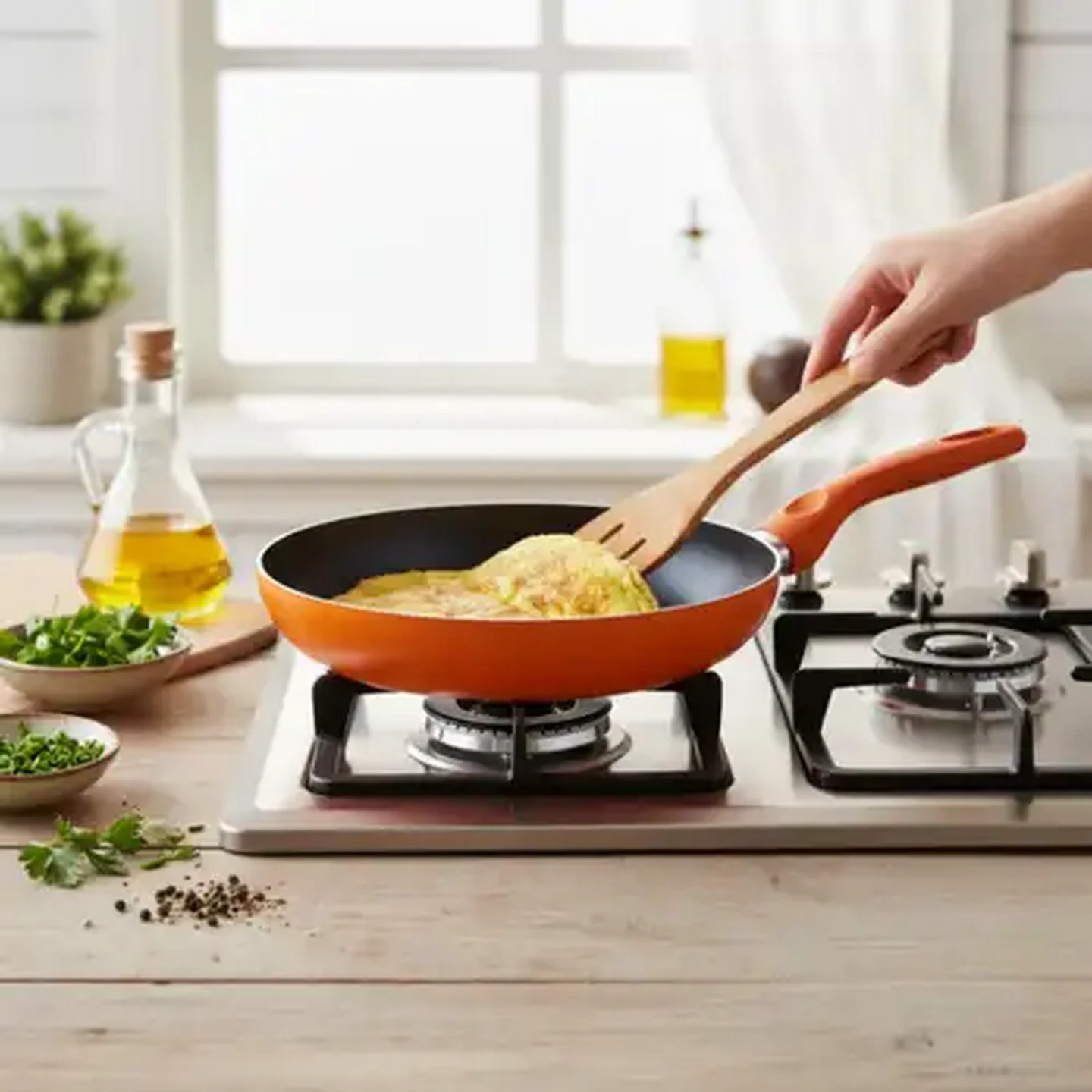 Image of Flonal Fortress Non-Stick Frying Pan 24cm (Colour May Vary)