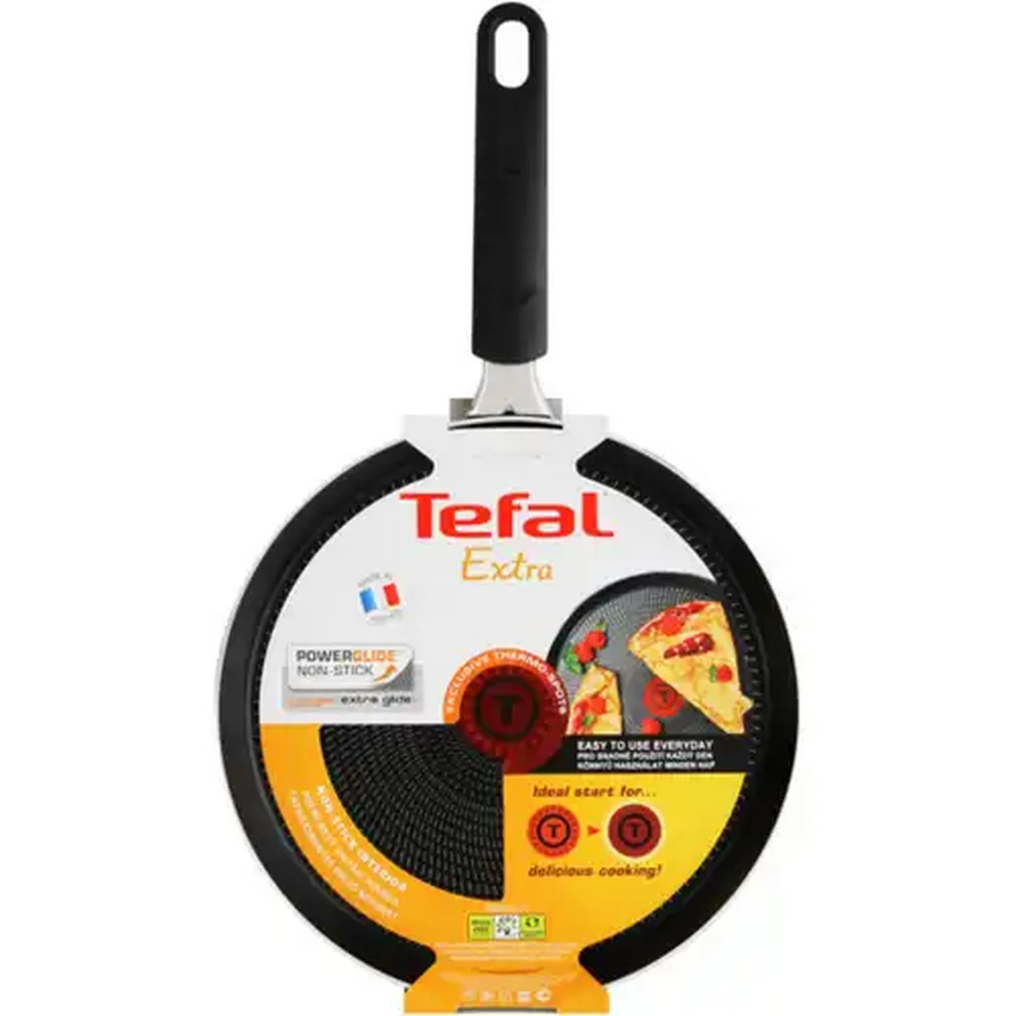 Image of Tefal Extra Power Glide Non-Stick Pancake Pan 25cm