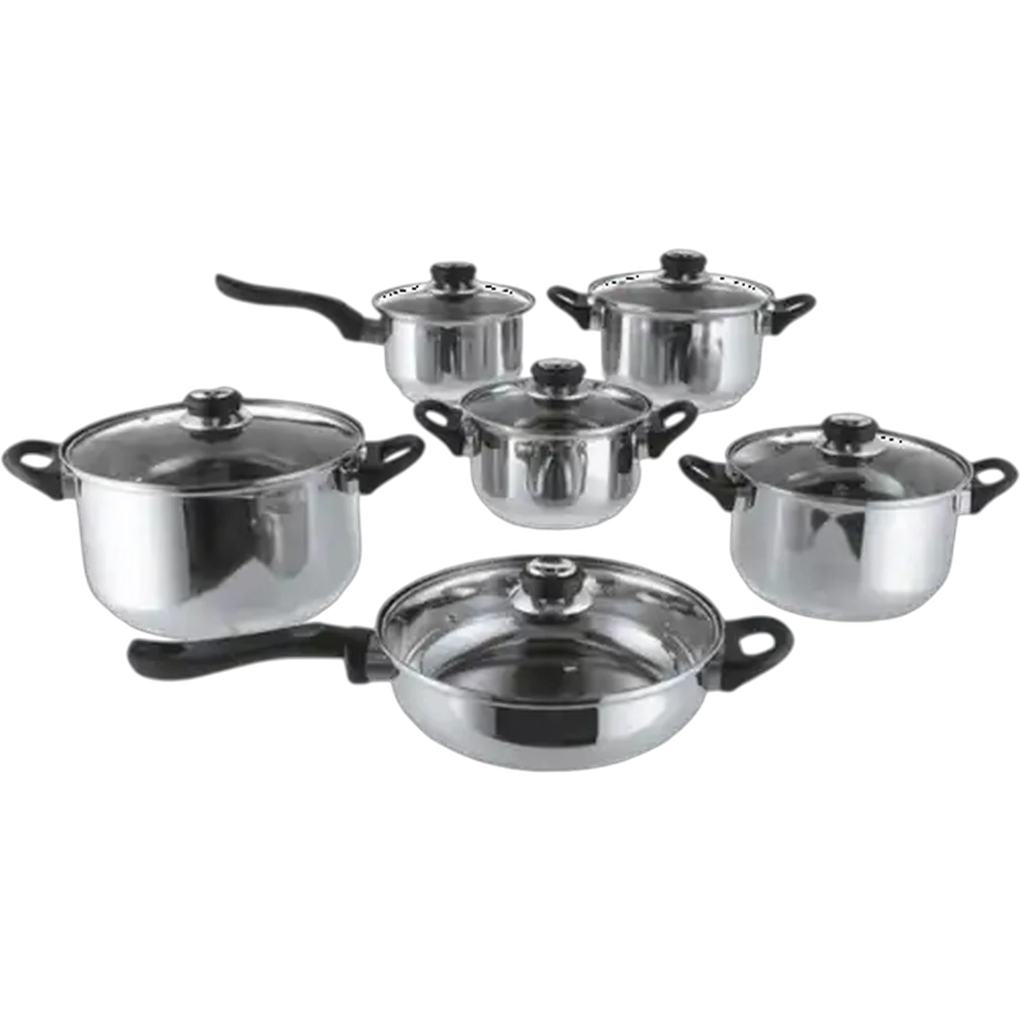 Image of Majoré Stainless Steel Cookware Set 12-Piece