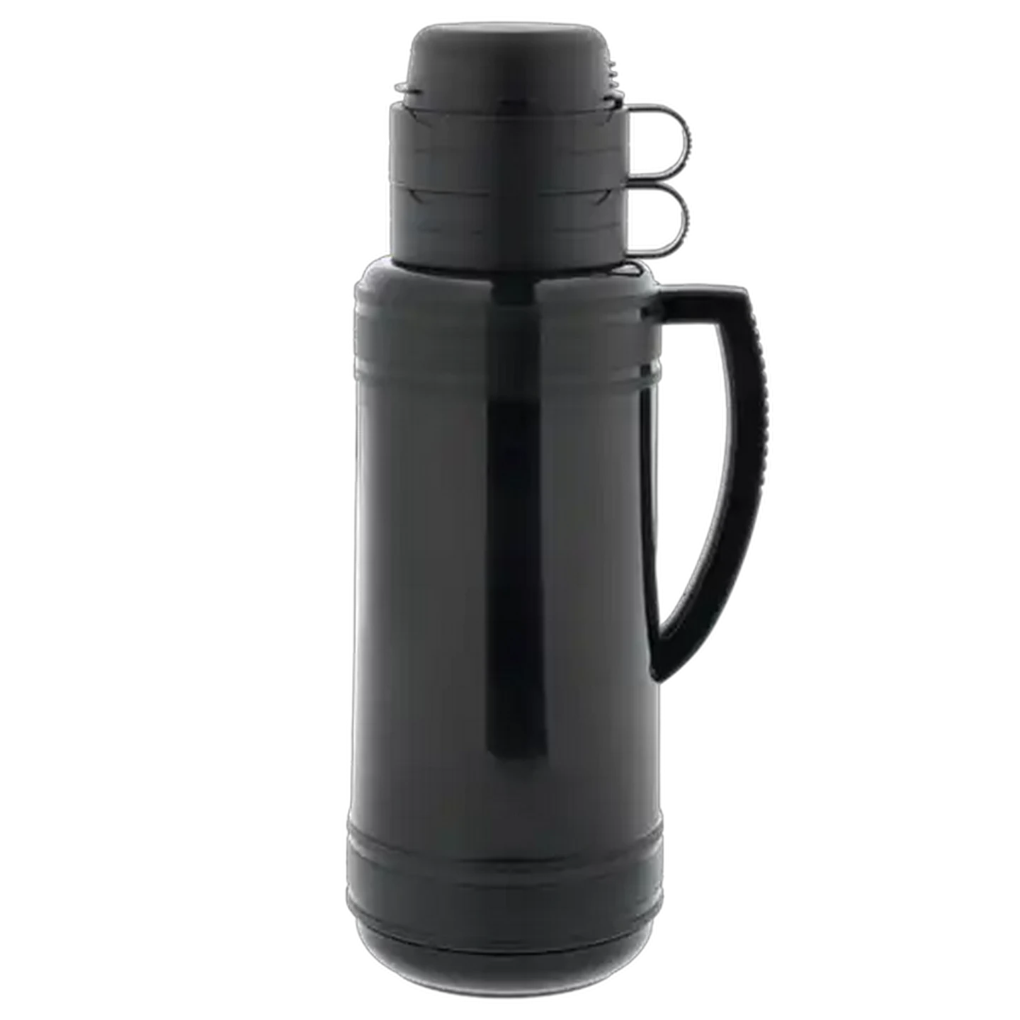 Image of TravelVac Glass Liner Black Vacuum Flask 1.8L