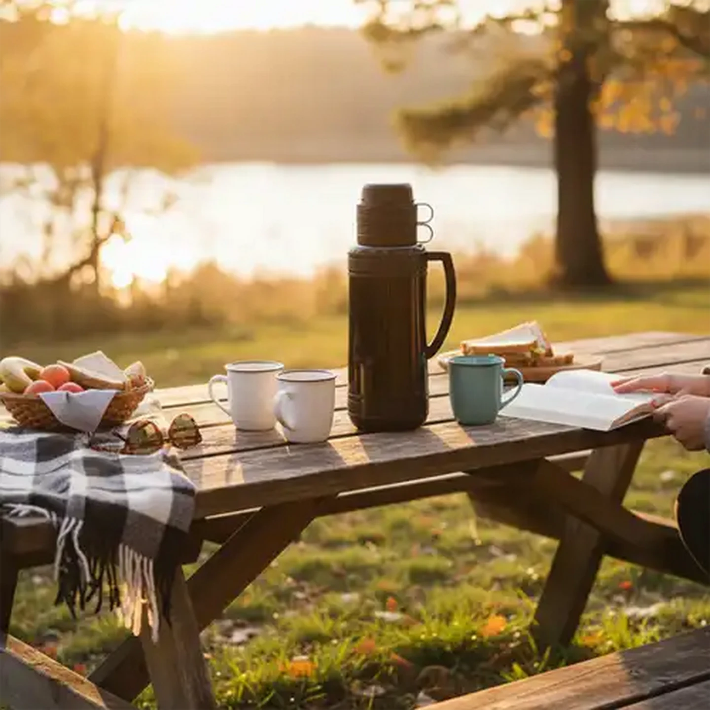 Image of TravelVac Glass Liner Black Vacuum Flask 1.8L