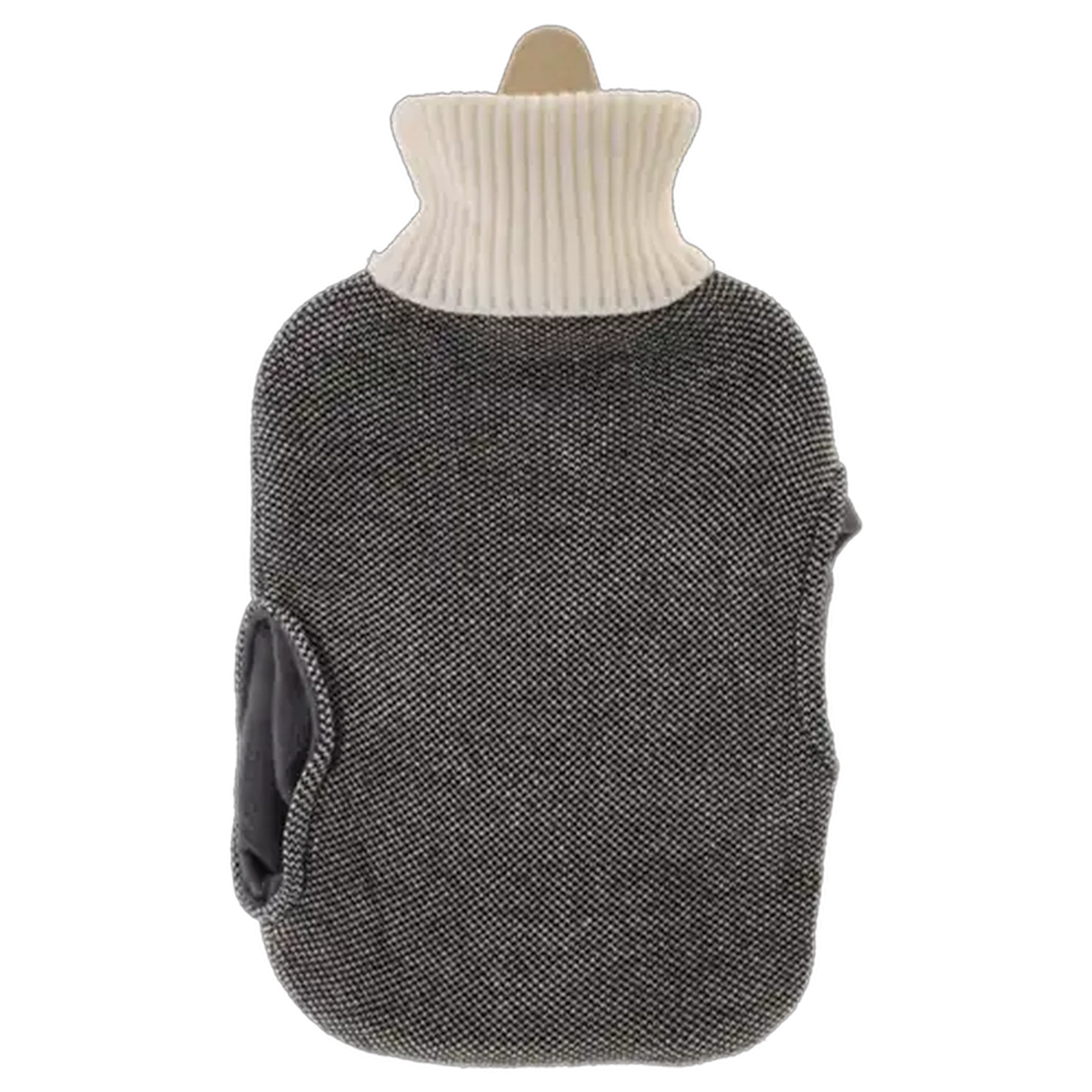 Image of Knitted Hand Warmer Pockets Hot Water Bottle 2L (Colour May Vary)