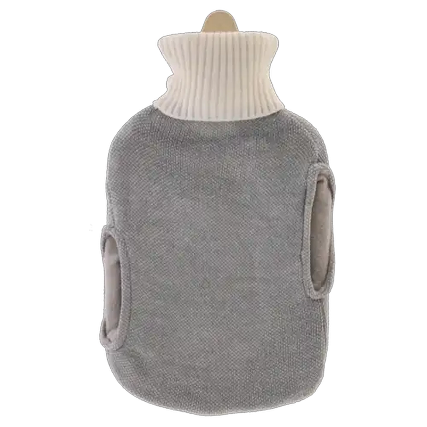 Image of Knitted Hand Warmer Pockets Hot Water Bottle 2L (Colour May Vary)
