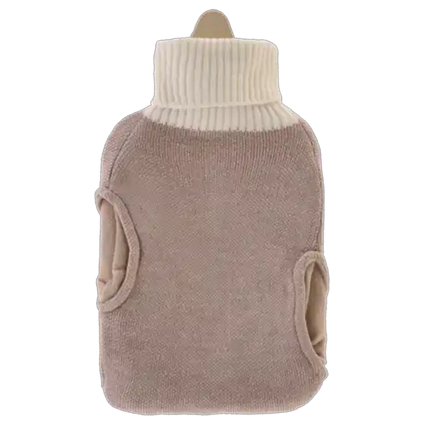 Image of Knitted Hand Warmer Pockets Hot Water Bottle 2L (Colour May Vary)