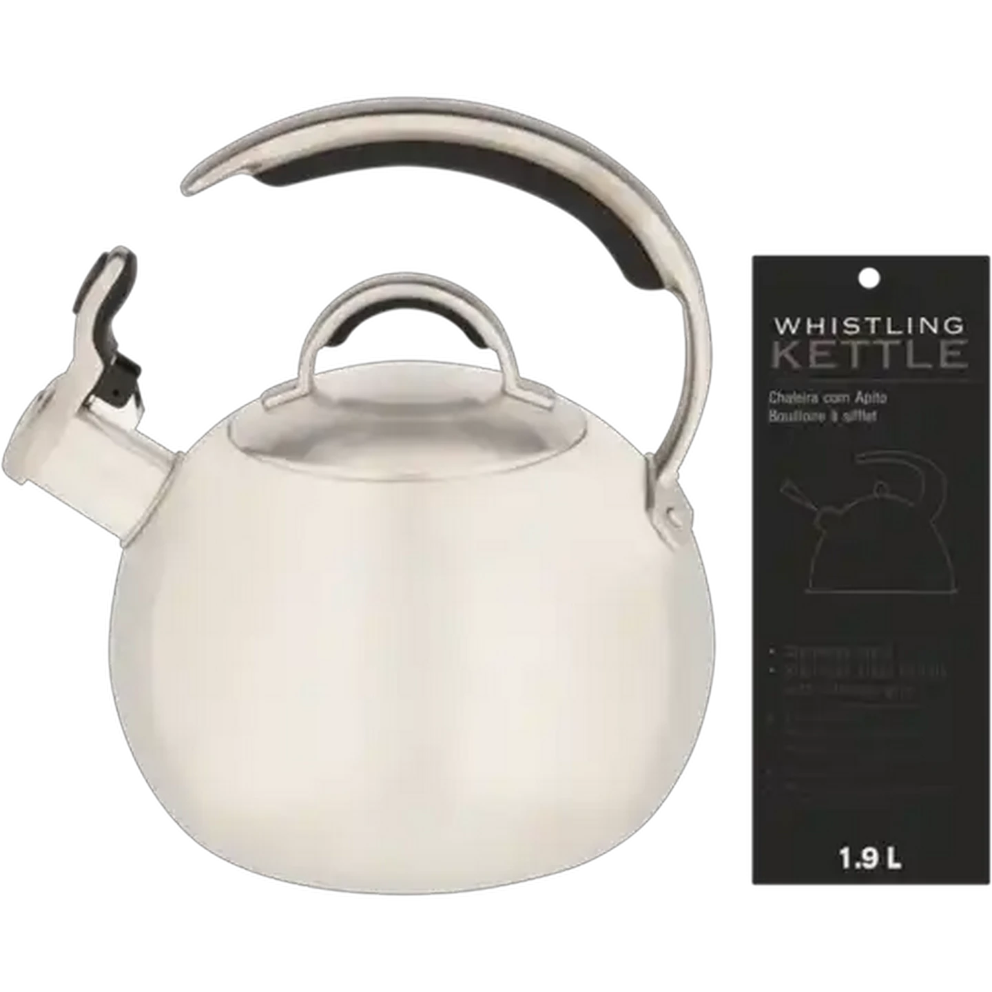 Image of Bordeaux Stainless Steel Whistling Kettle 1.9L