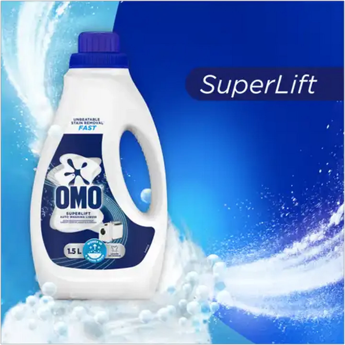 Image of OMO Superlift Auto Washing Liquid 1.5L