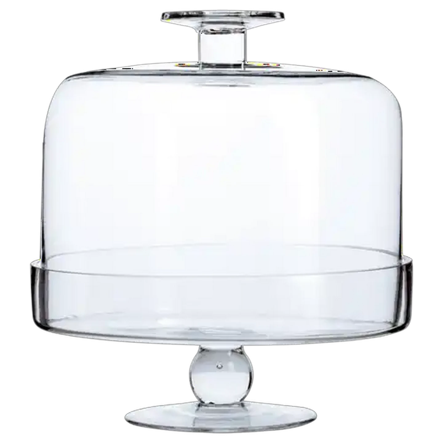 Image of Zest Glass Cake Stand & Dome 23 x 25cm 2-Piece