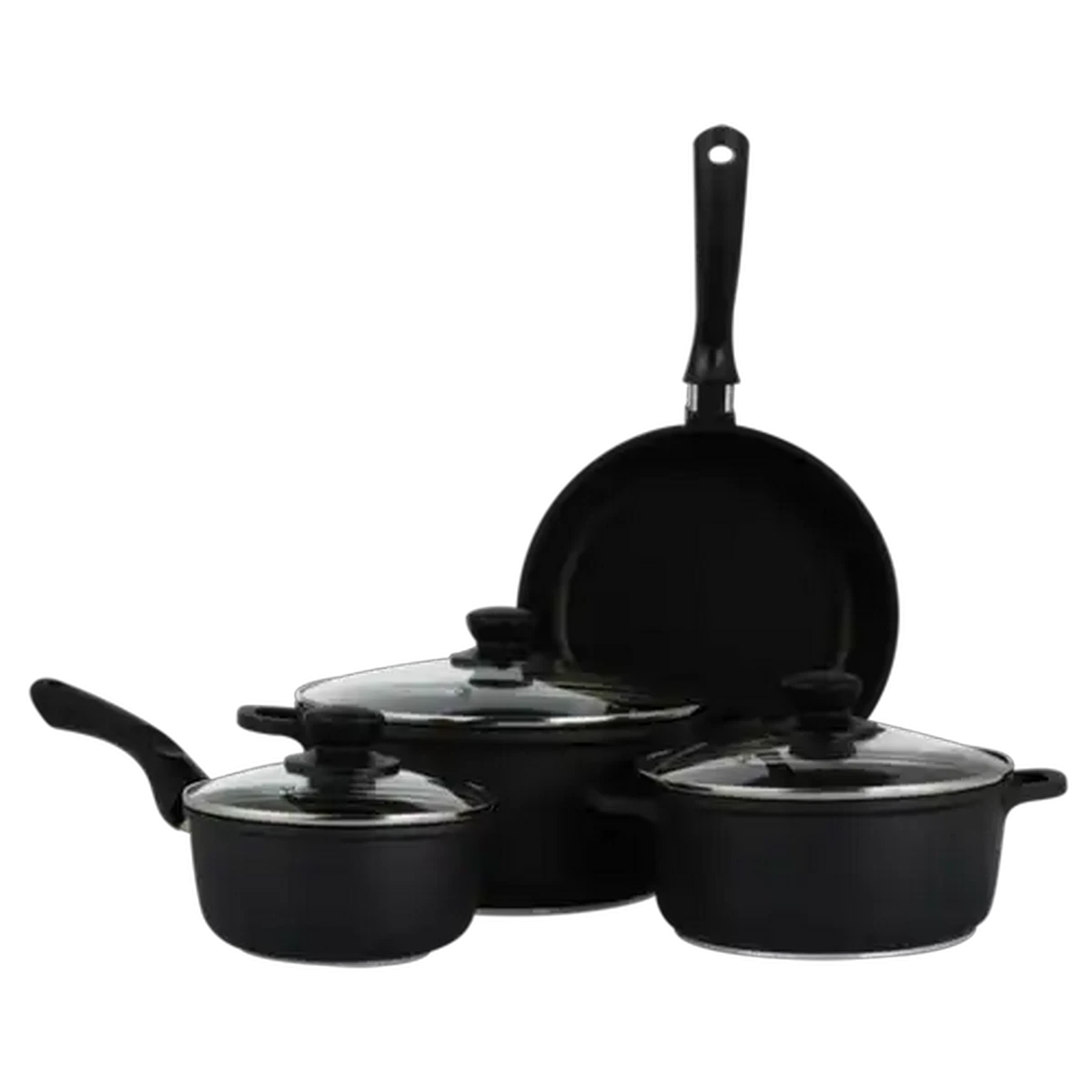 Checkers Sixty60 | Inferna Black Cast Aluminium Cookware Set 7-Piece