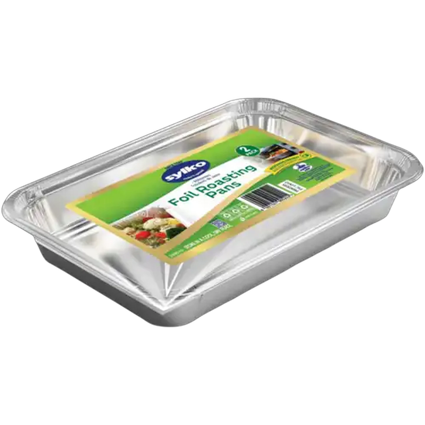 Image of Sylko Foil Roasting Pans 2 x 3440ml