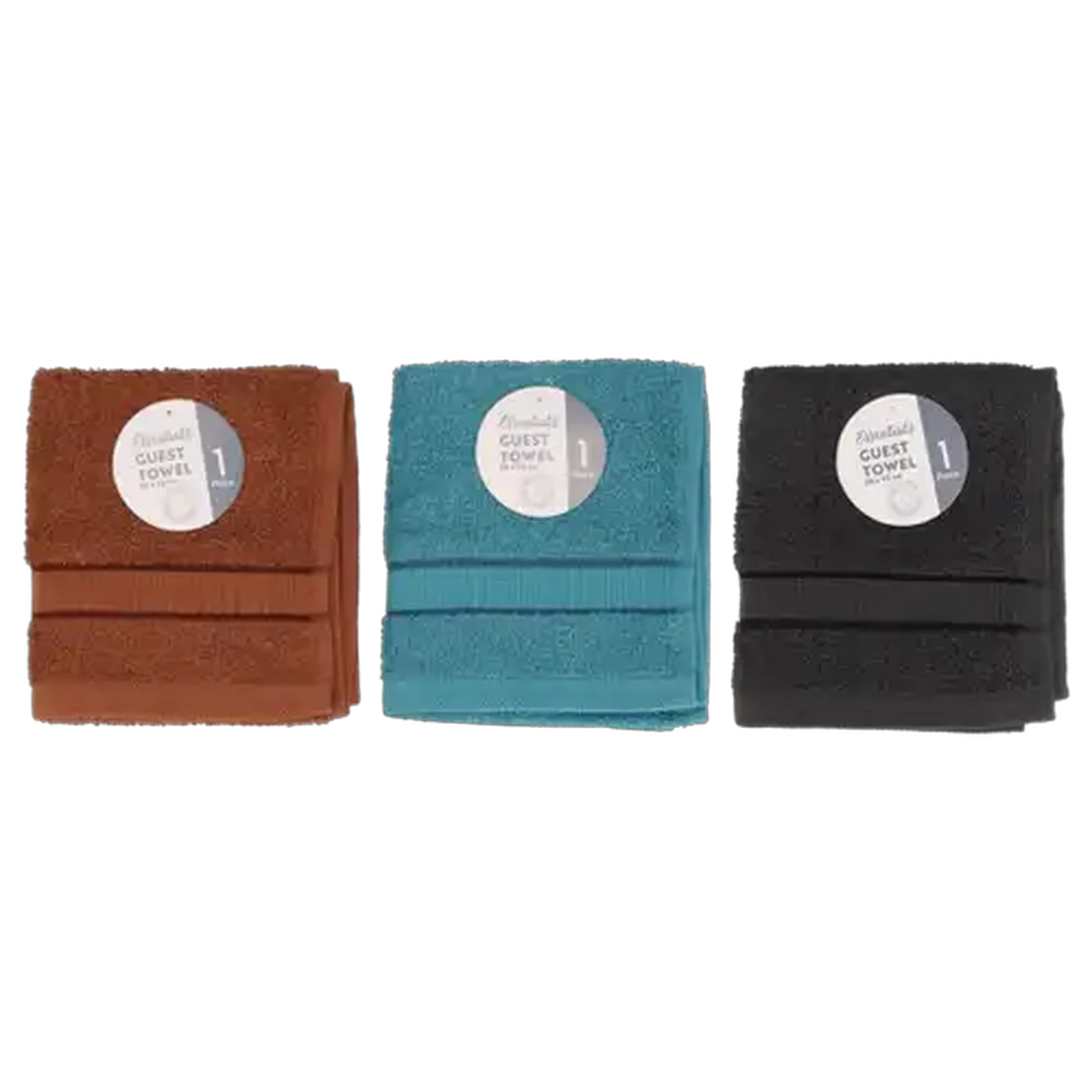 Image of Essentials Robin Cotton Guest Towel 30 x 50cm (Colour May Vary)
