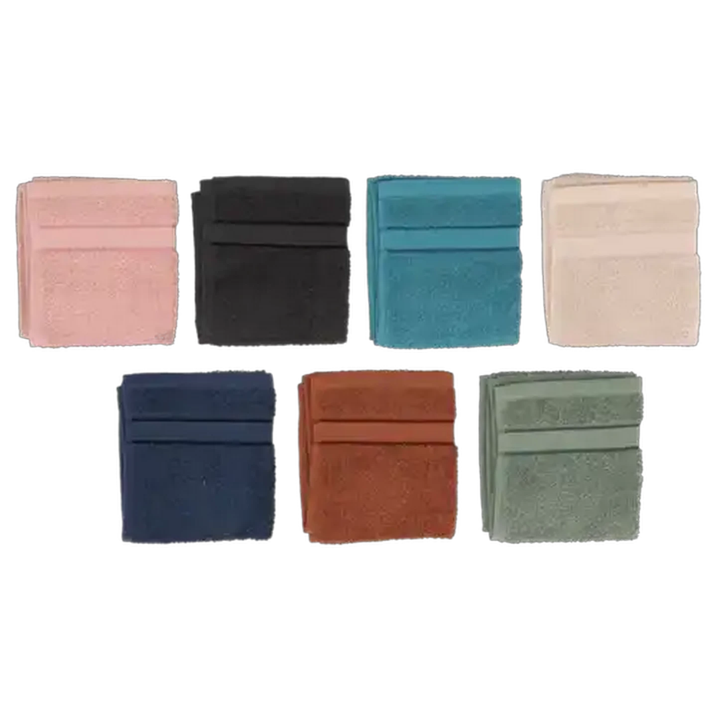 Image of Essentials Robin Cotton Guest Towel 30 x 50cm (Colour May Vary)