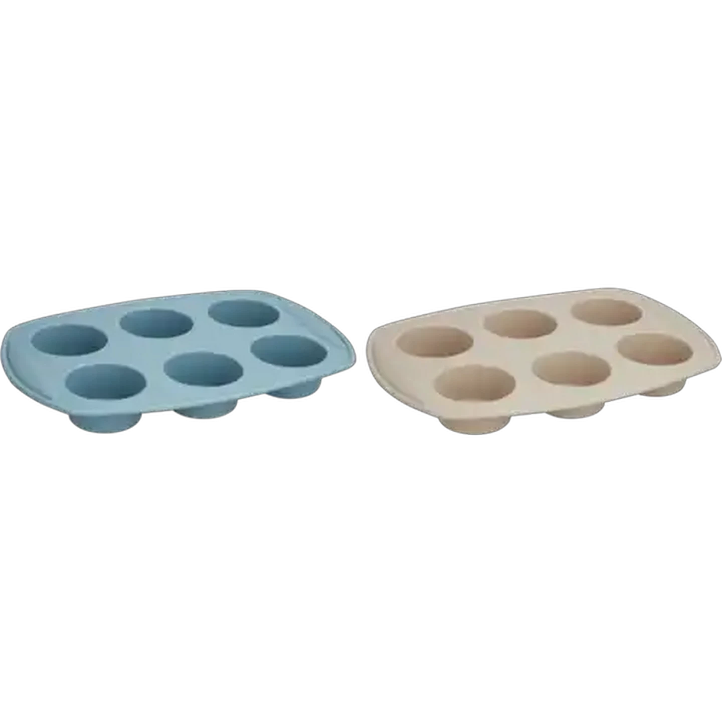 Image of Millini 6-Cup Silicone Muffin Mould (Colour May Vary)