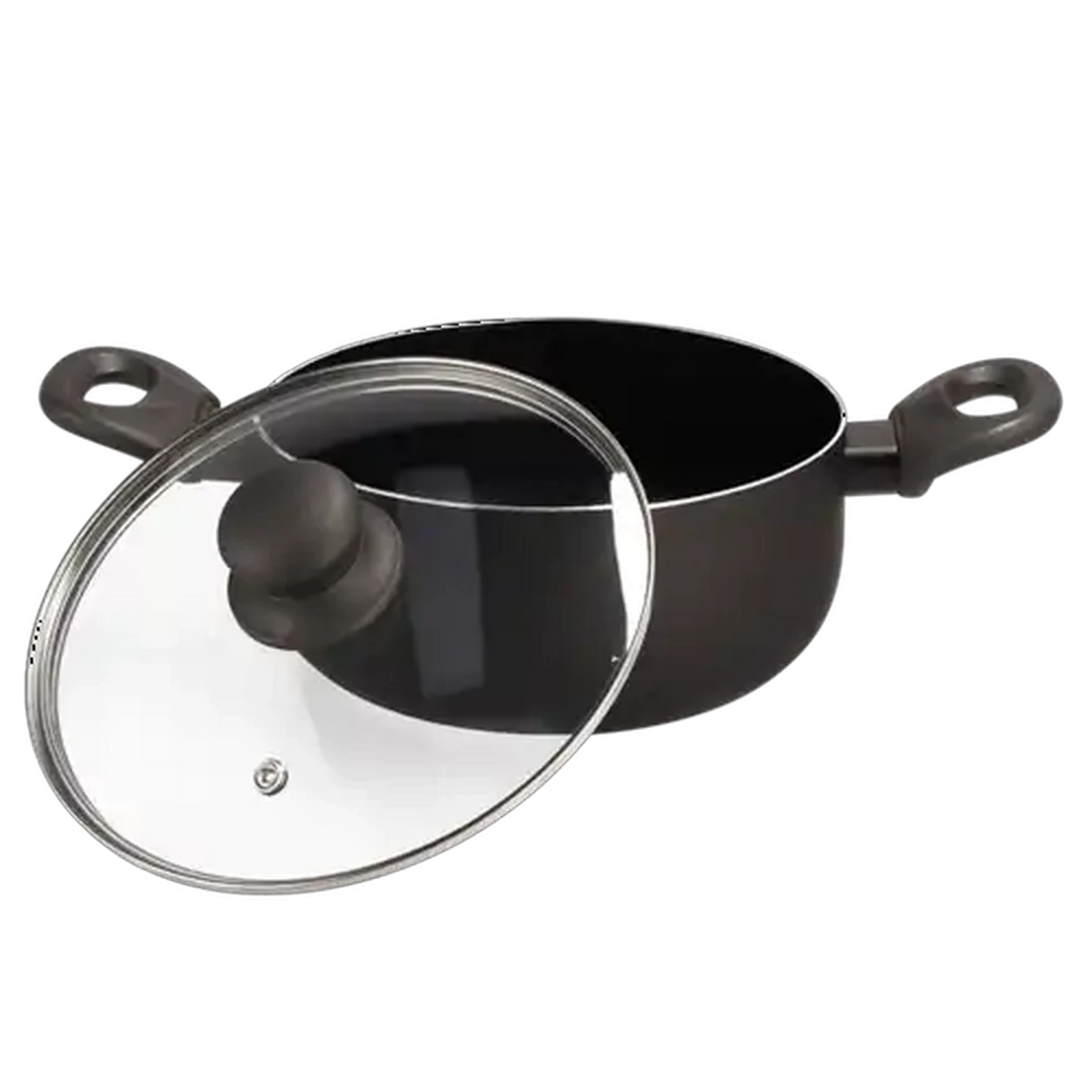 Image of Majoré Casa Black Non-Stick Casserole 20cm