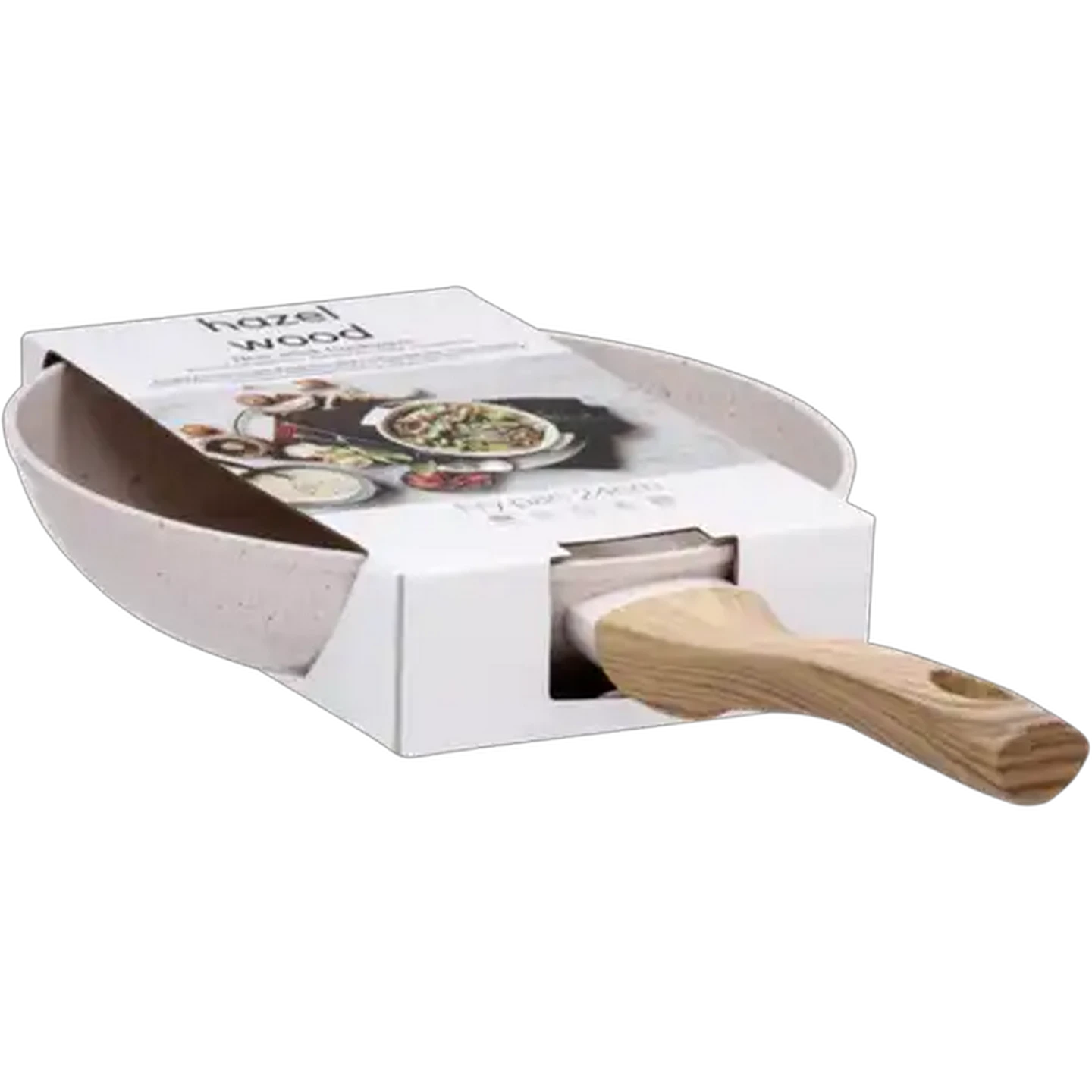 Image of Hazel Wood Forged Aluminium Frying Pan 24cm