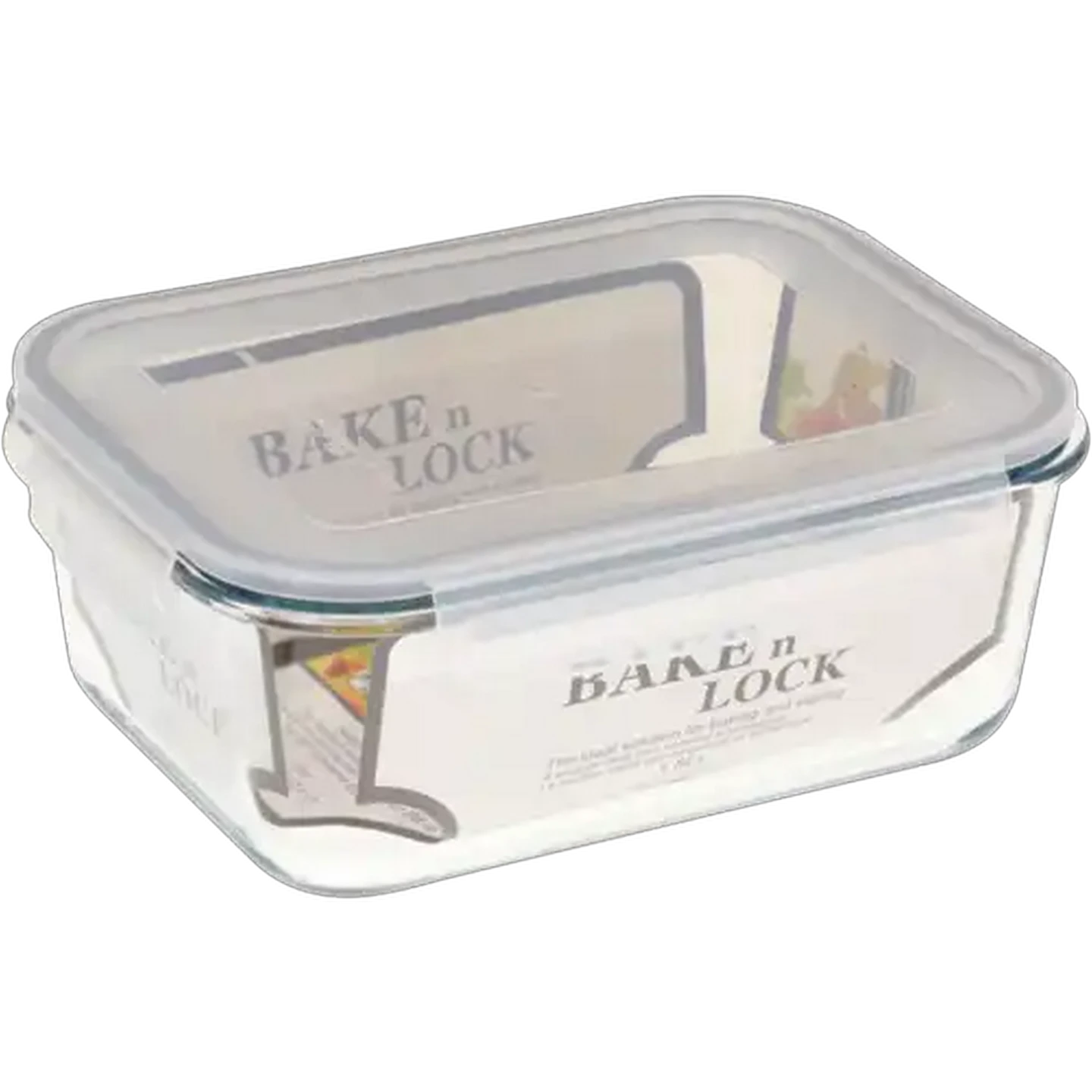 Image of Bake n Lock Rectangular Glass Storage Container 1.8L