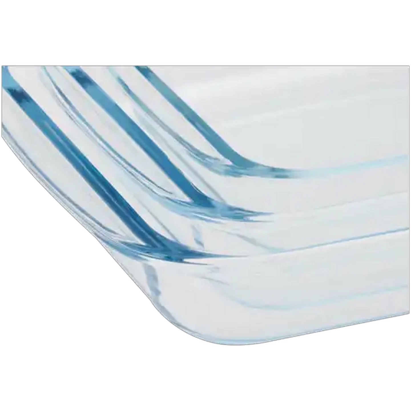 Image of Home Discovery Diamond Rectangular Glass Bakeware Set 3-Piece