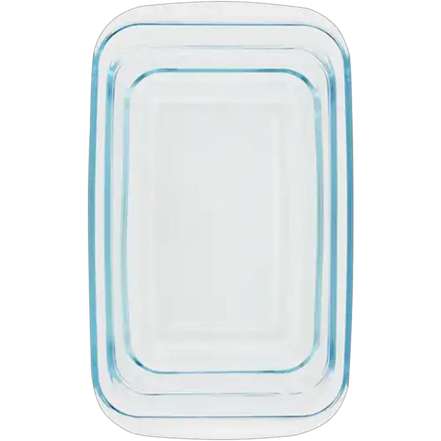 Image of Home Discovery Diamond Rectangular Glass Bakeware Set 3-Piece