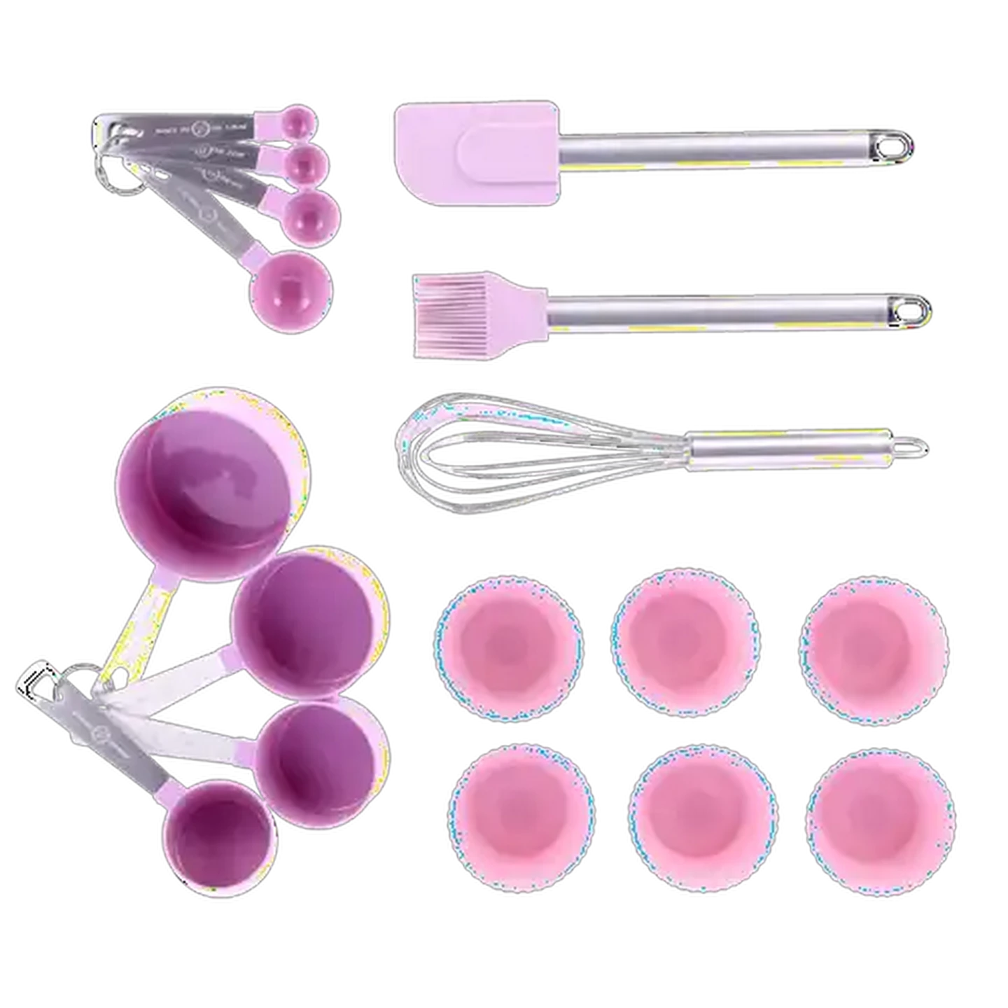Image of Millini Pink Silicone Baking Set 21-Piece