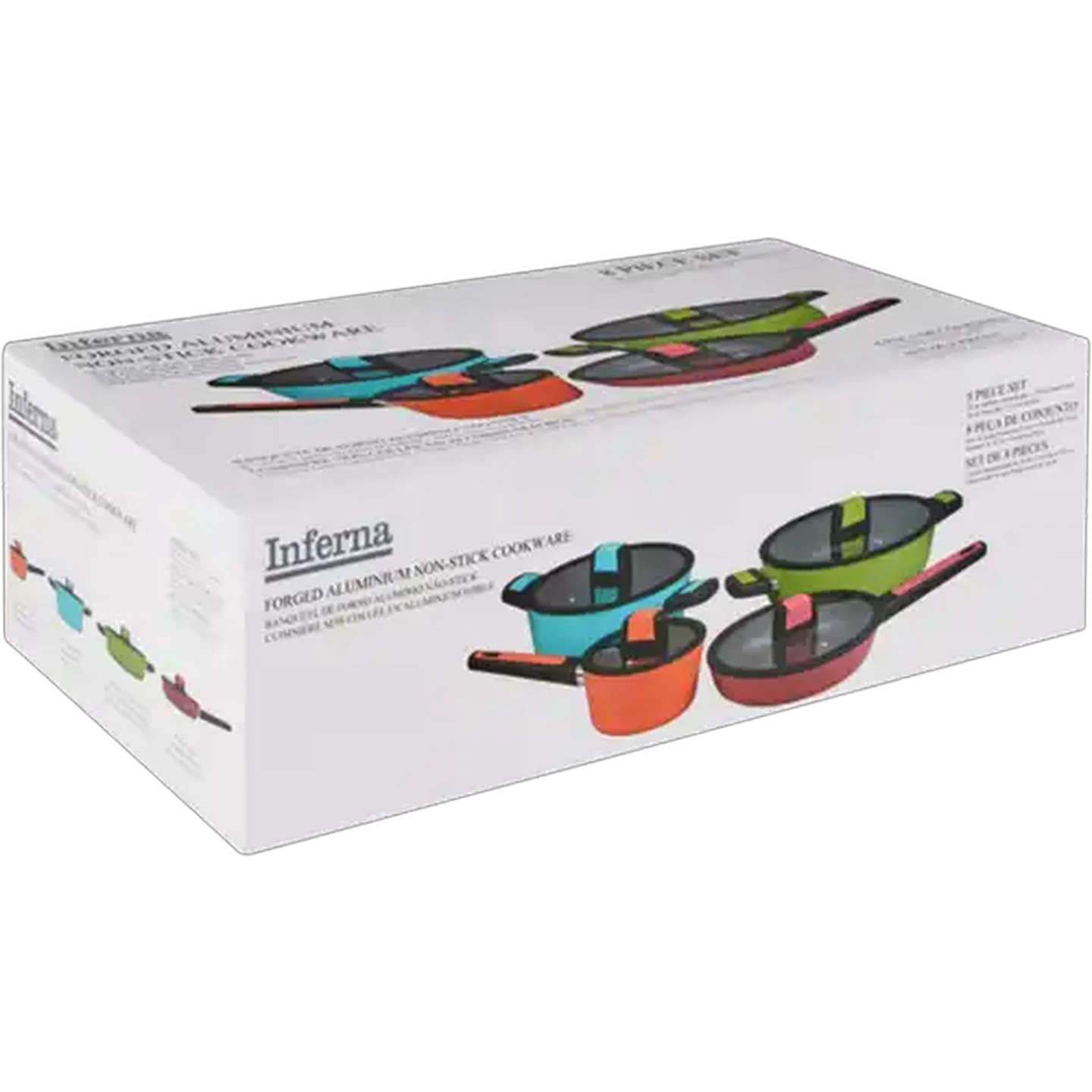 Image of Inferna Forged Aluminium Cookware Fiesta Set 8 Piece