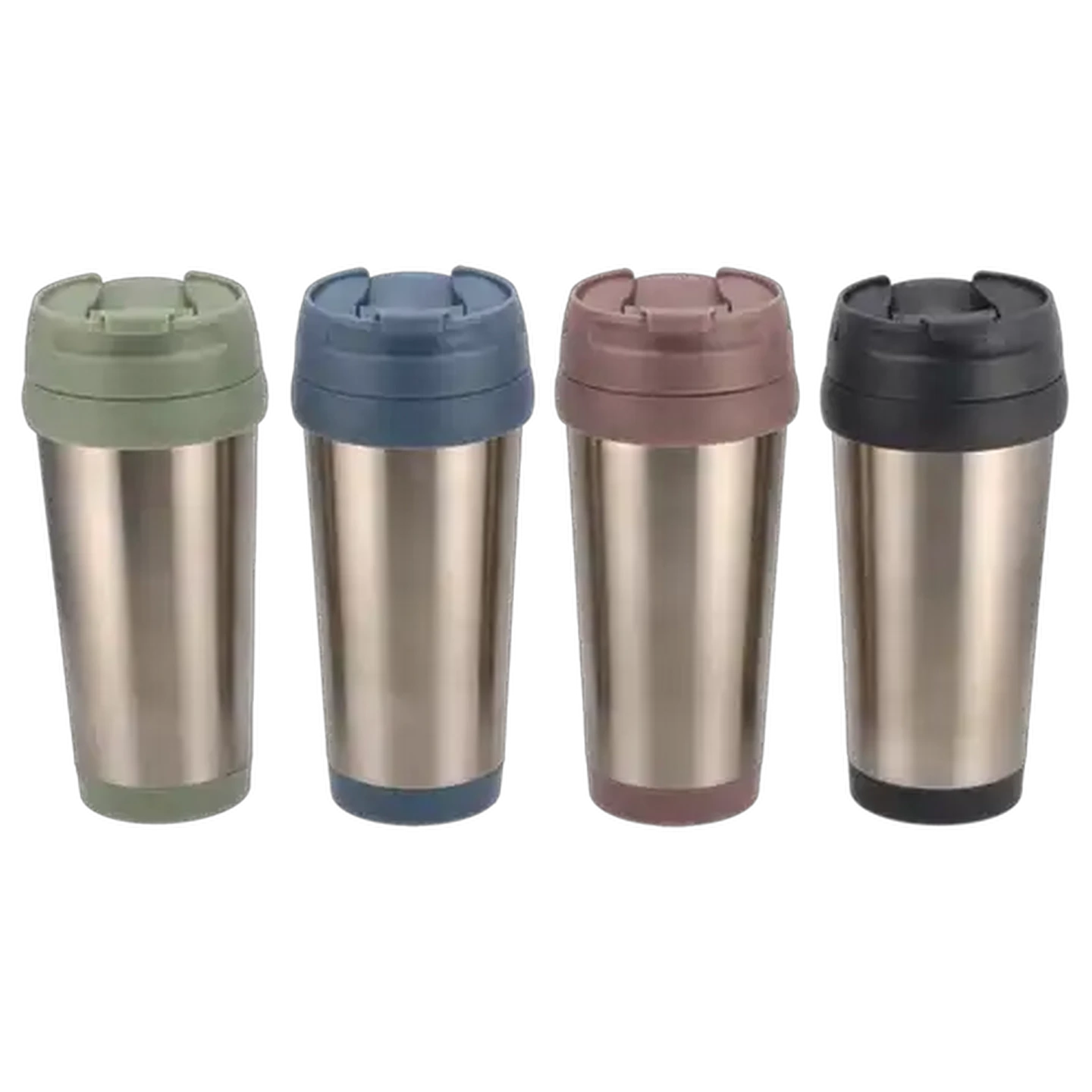 Image of Botanical Stainless Steel Travel Mug 450ml (Colour May Vary)