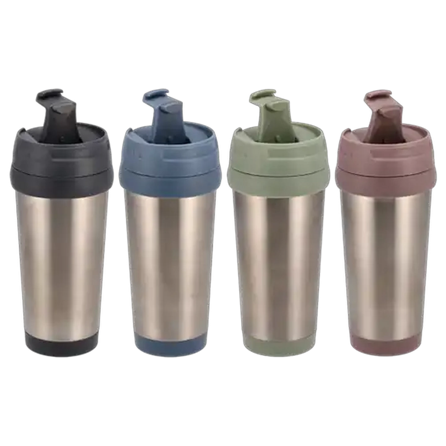 Image of Botanical Stainless Steel Travel Mug 450ml (Colour May Vary)