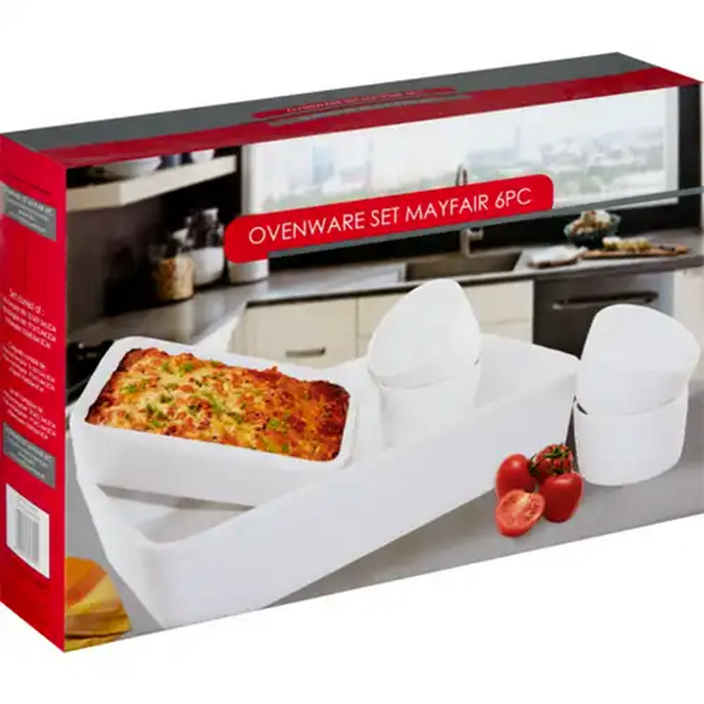 Image of White Mayfair Ovenware Set 6-Piece