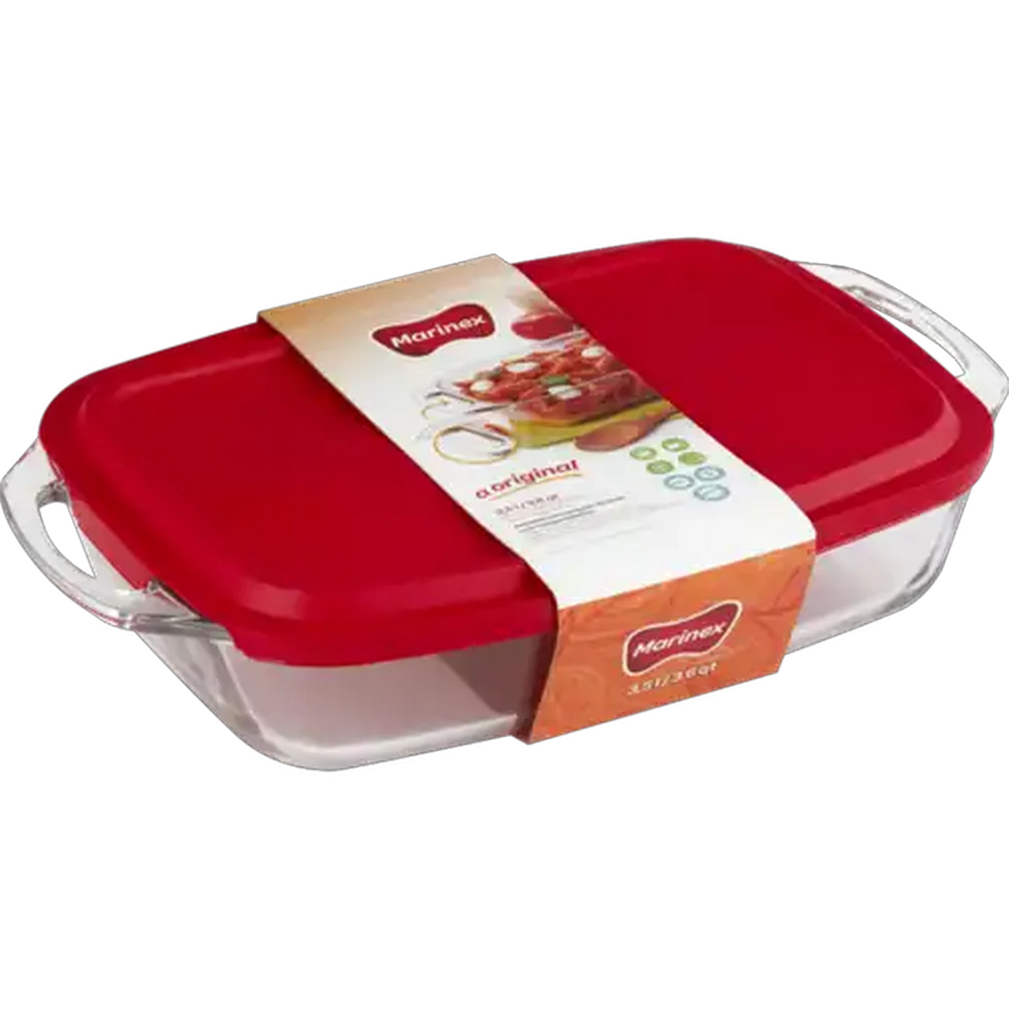 Image of Marinex Rectangular Glass Roaster 3.5L