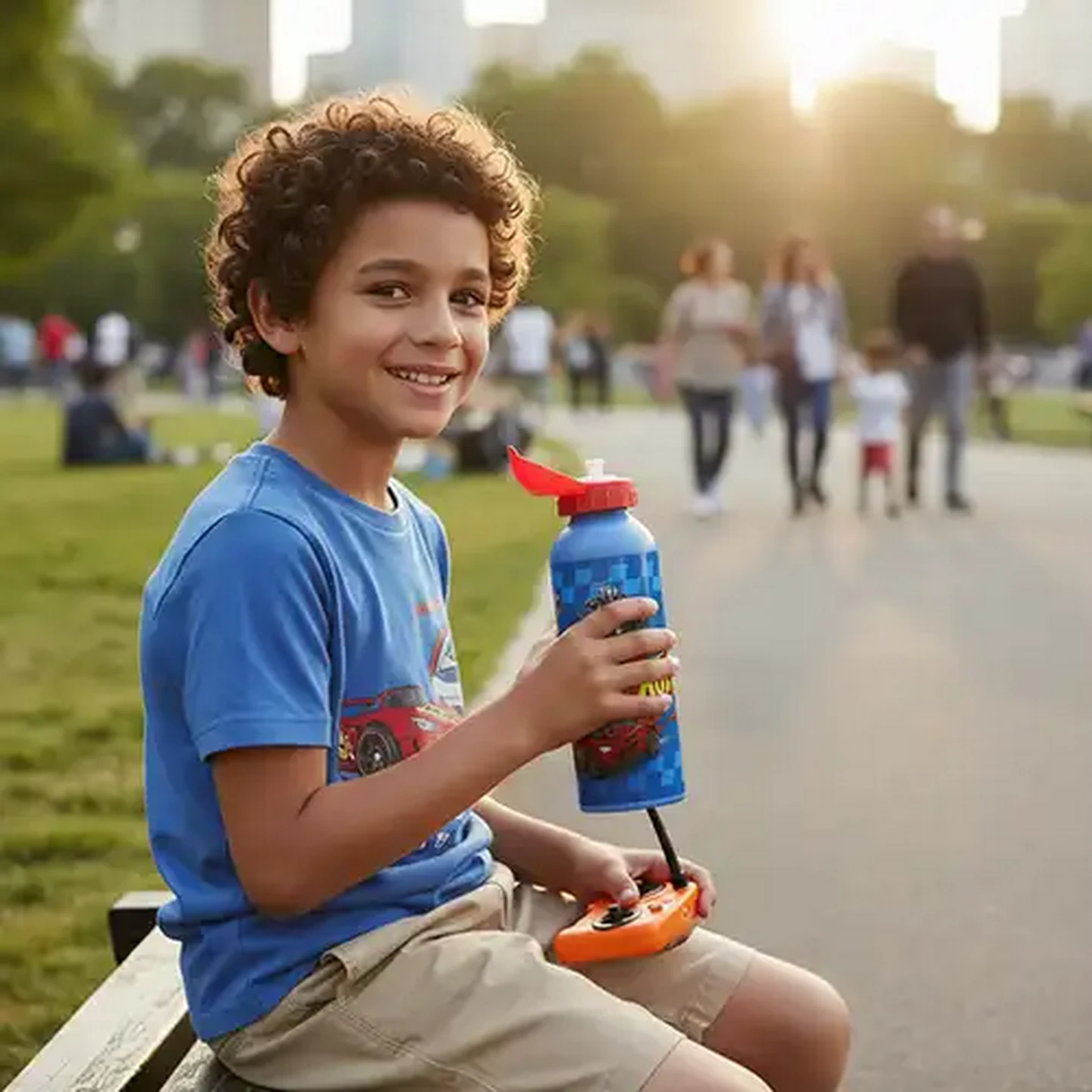 Image of Hot Wheels Aluminium Bottle 500ml