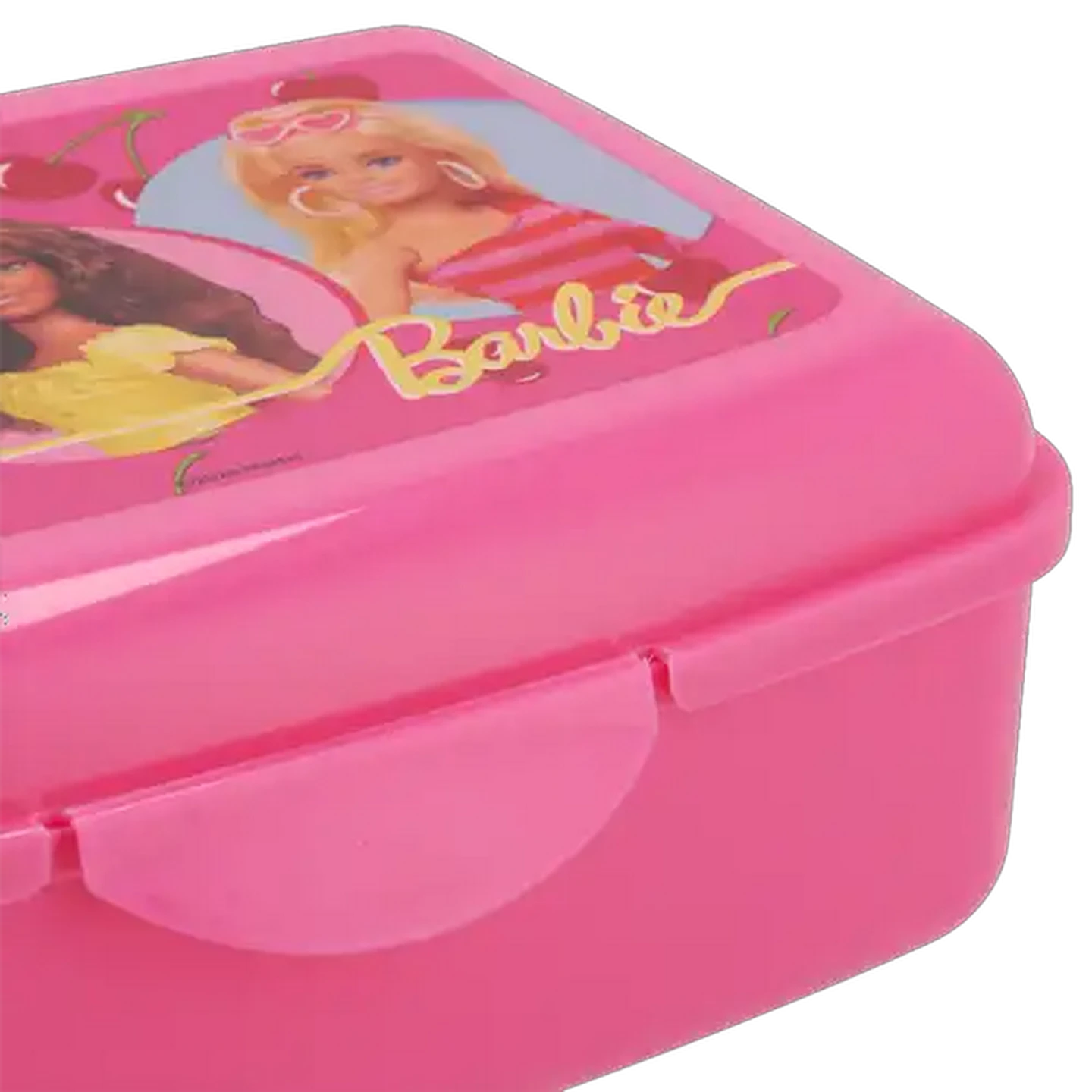 Image of Barbie Pink Plastic Lunch Box 1L