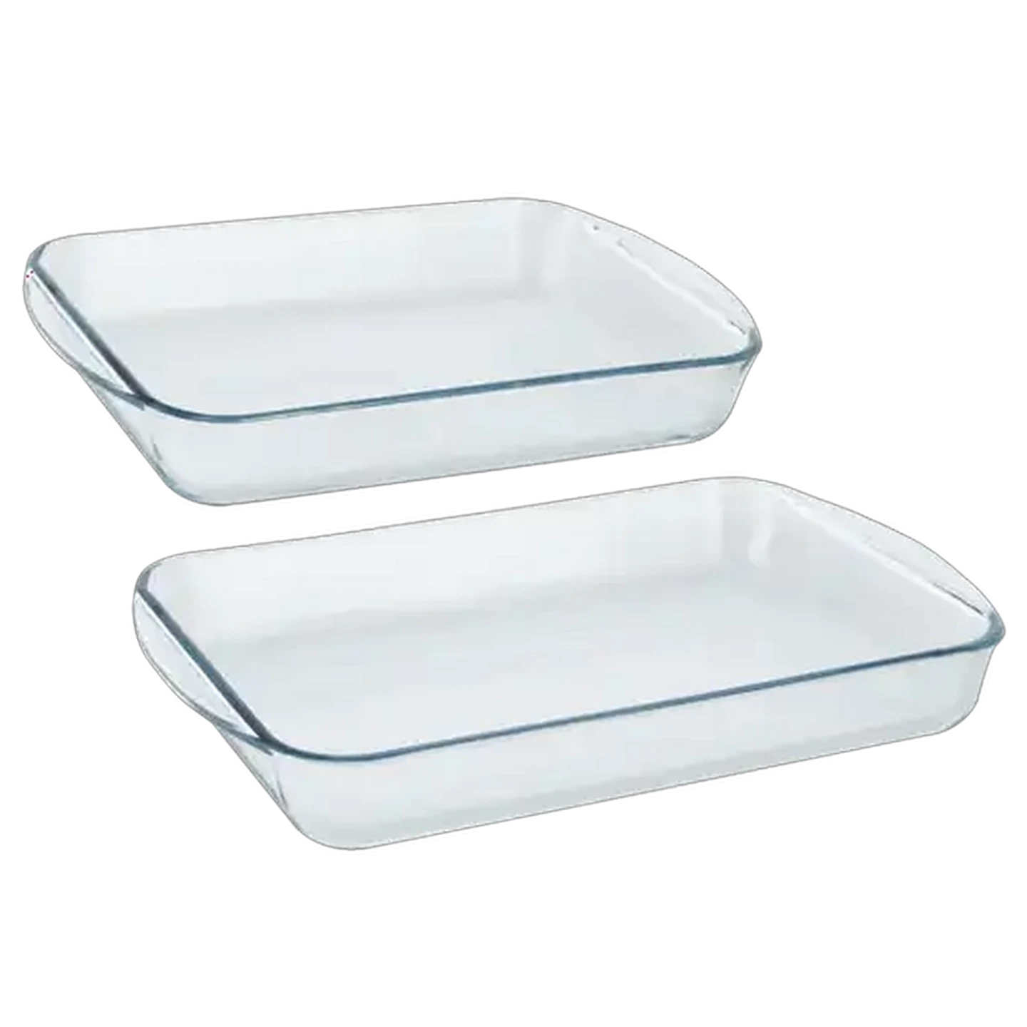 Image of Pyrex Essentials Glass Roaster Set 2.6L & 3.7L 2-Piece