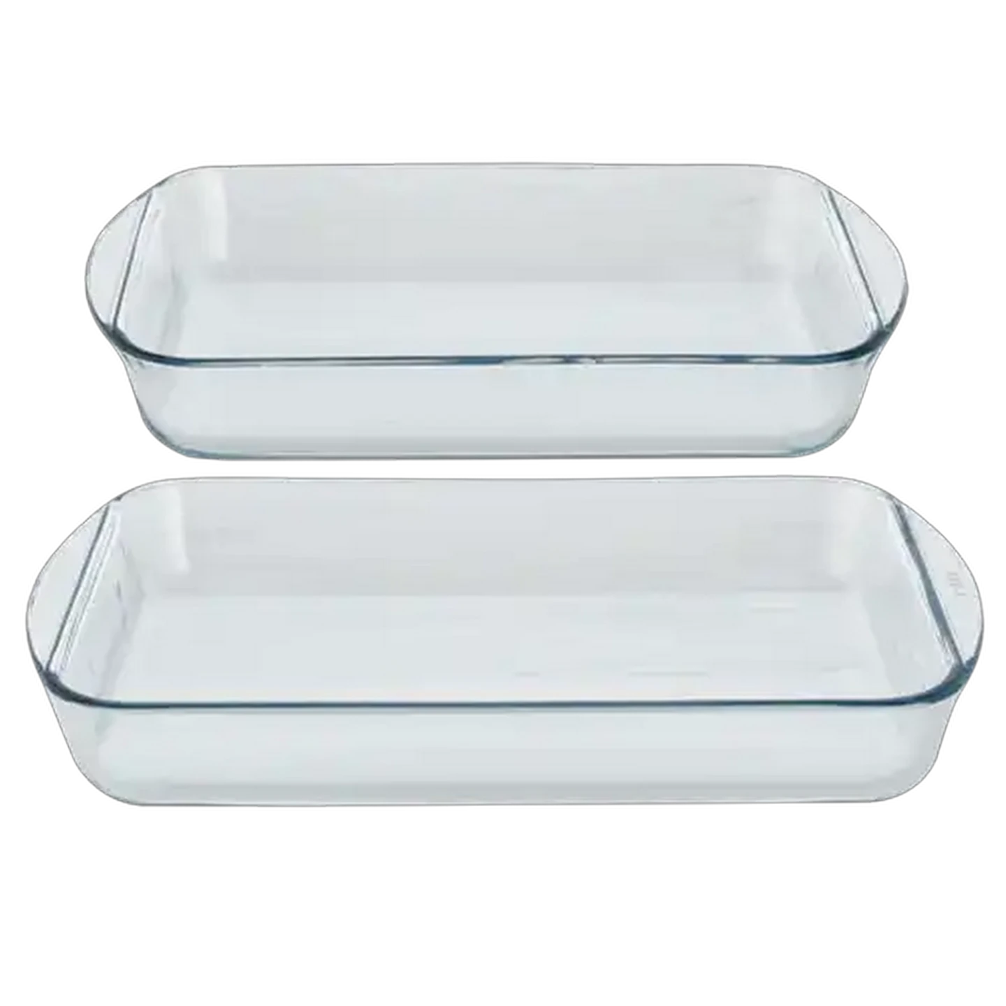 Image of Pyrex Essentials Glass Roaster Set 2.6L & 3.7L 2-Piece