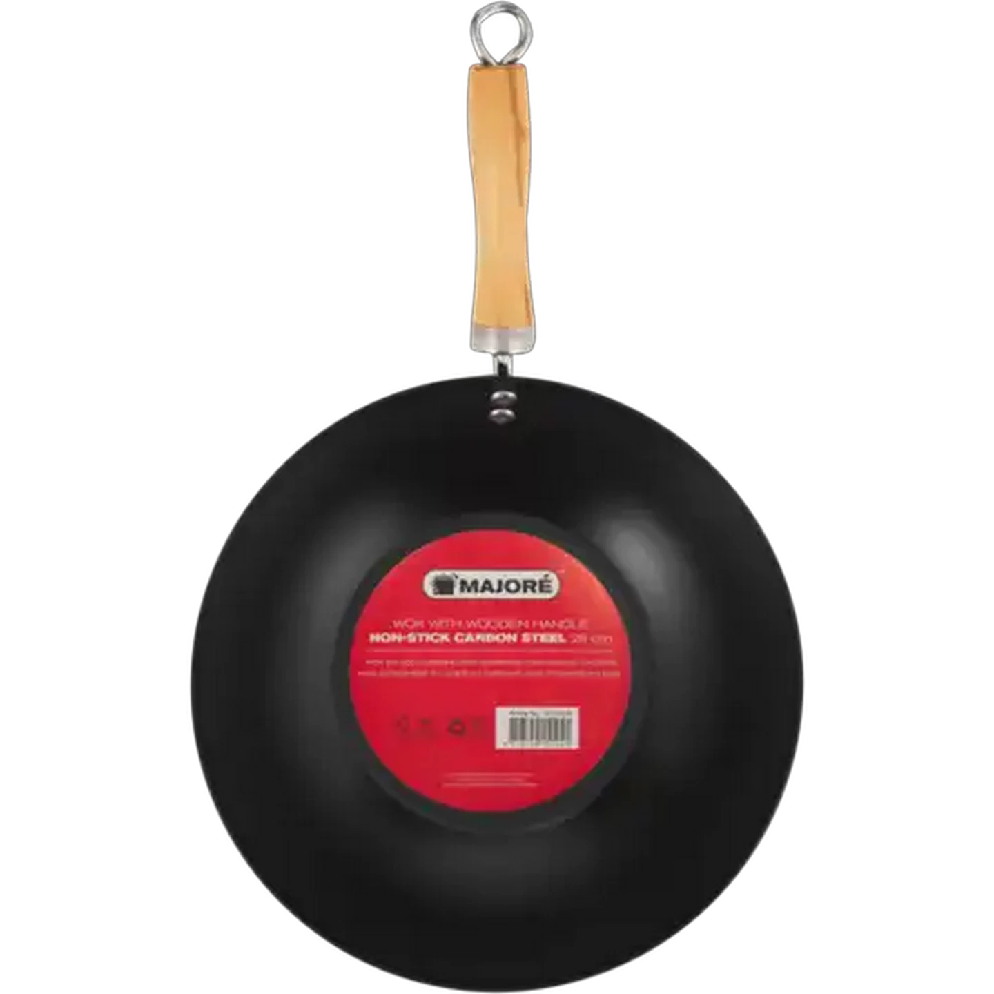 Image of Majoré Black Non-Stick Wok 28cm