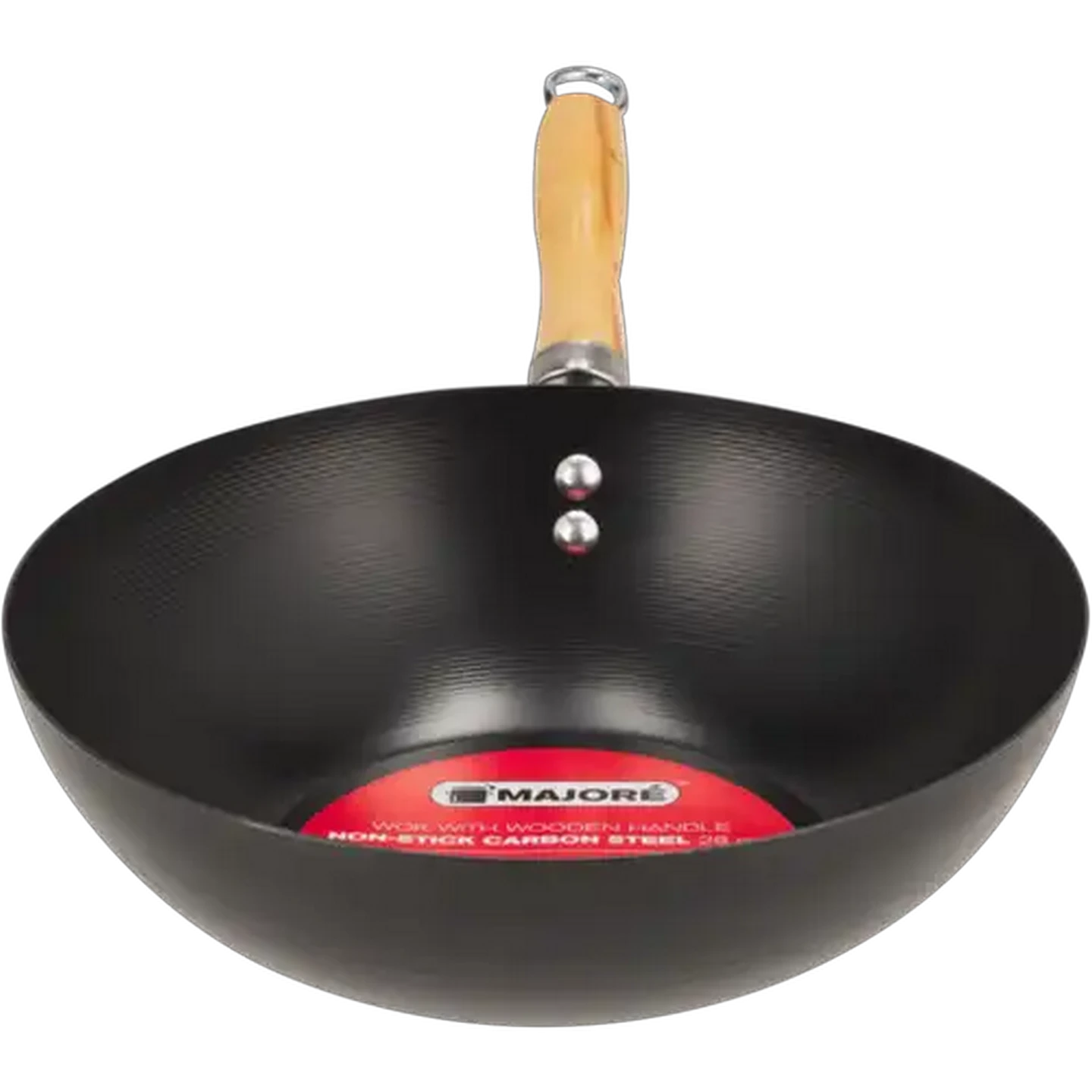 Image of Majoré Black Non-Stick Wok 28cm