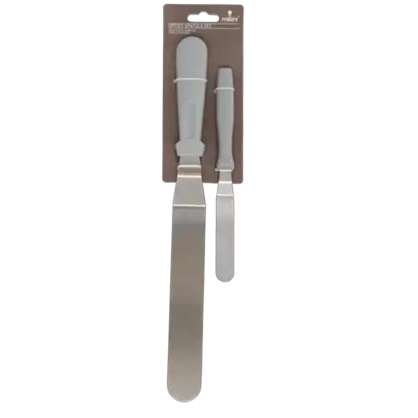 Image of Millini Stainless Steel Offset Spatula Set 2-Piece