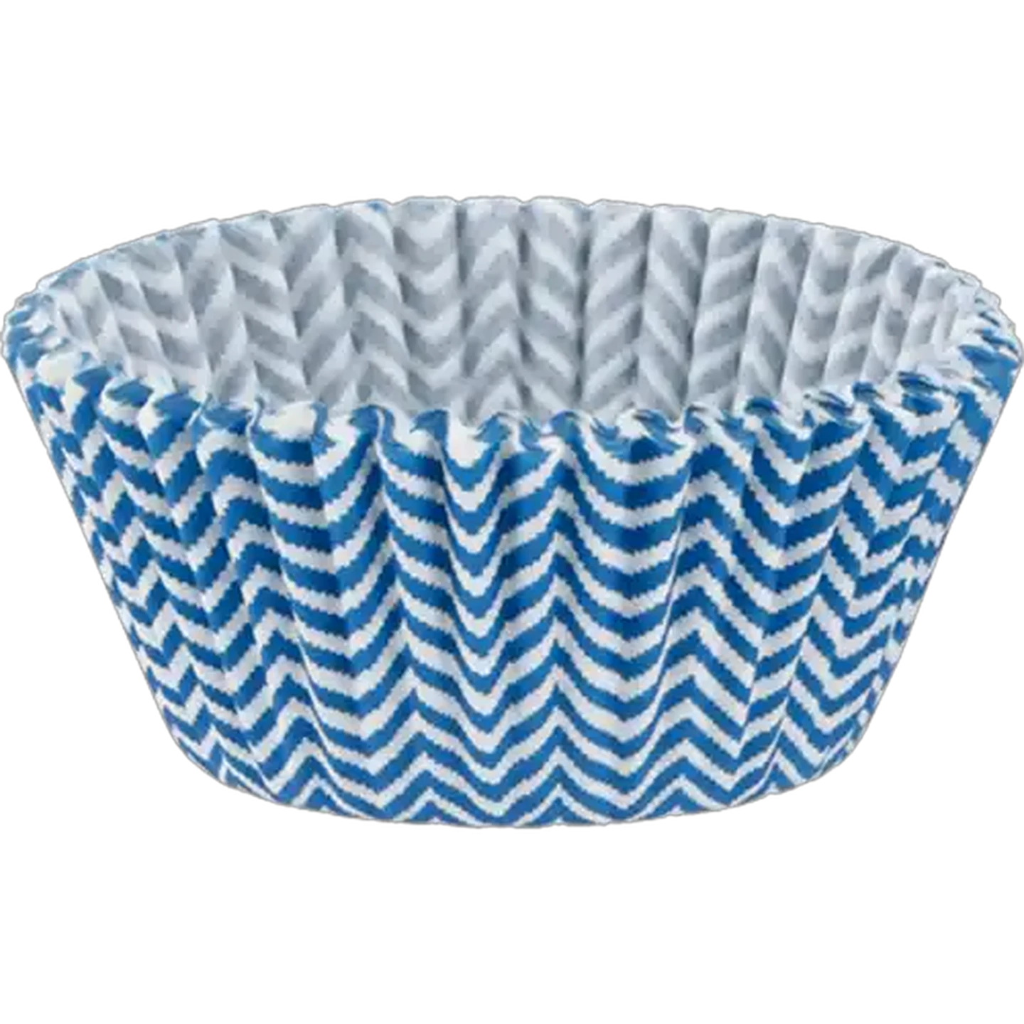 Image of Millini Blue Zigzag Cupcake Cases 50-Pack