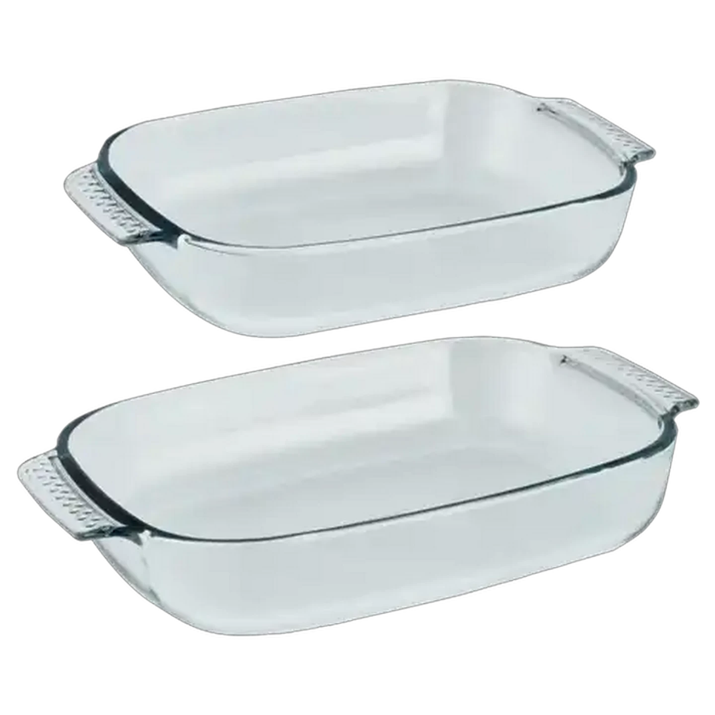 Image of Pyrex Classic Deep Glass Roaster Set 1.9L & 2.6L 2-Piece