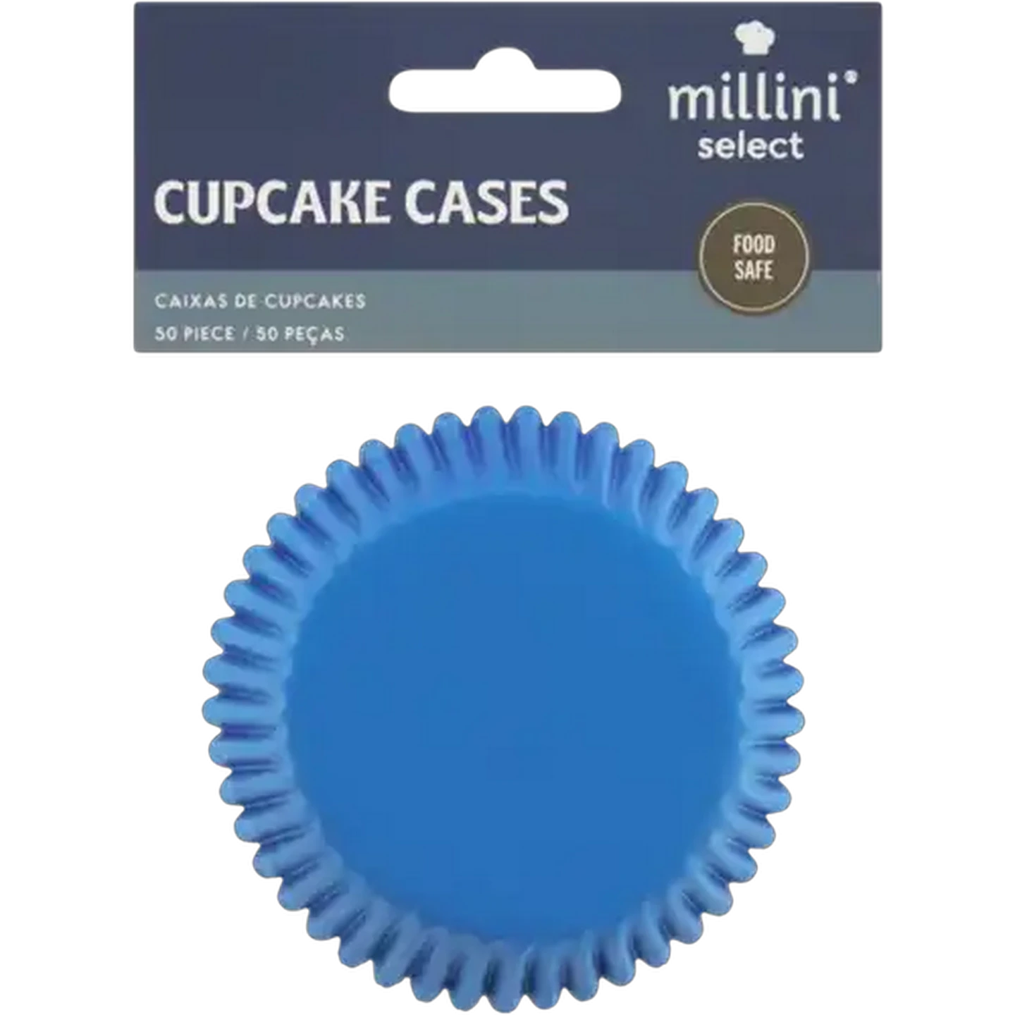 Image of Millini Solid Blue Cupcake Cases 50-Pack
