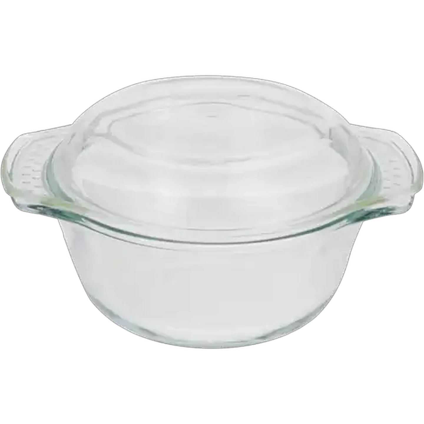 Image of Home Discovery Curve Round Glass Casserole 1.4L