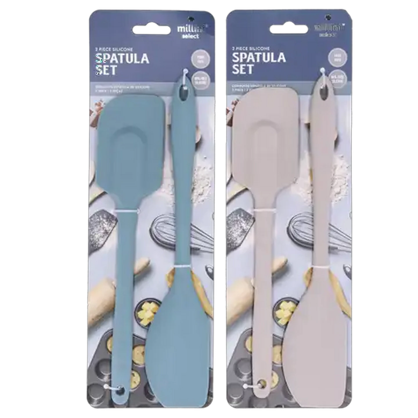 Image of Millini Silicone Spatula Set 2-Piece (Colour May Vary)