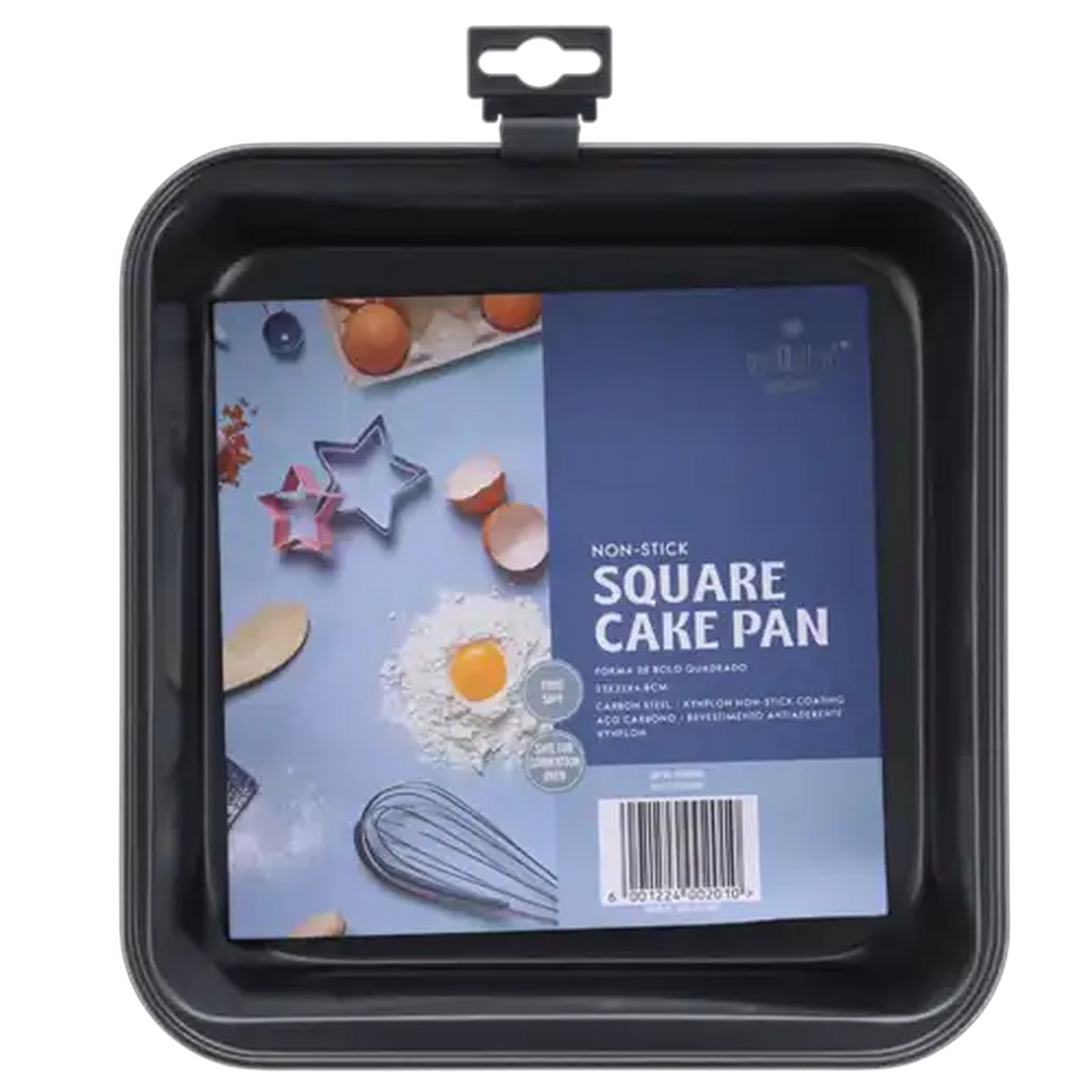Image of Millini Non-Stick Square Cake Pan 23cm x 22cm x 4.8cm