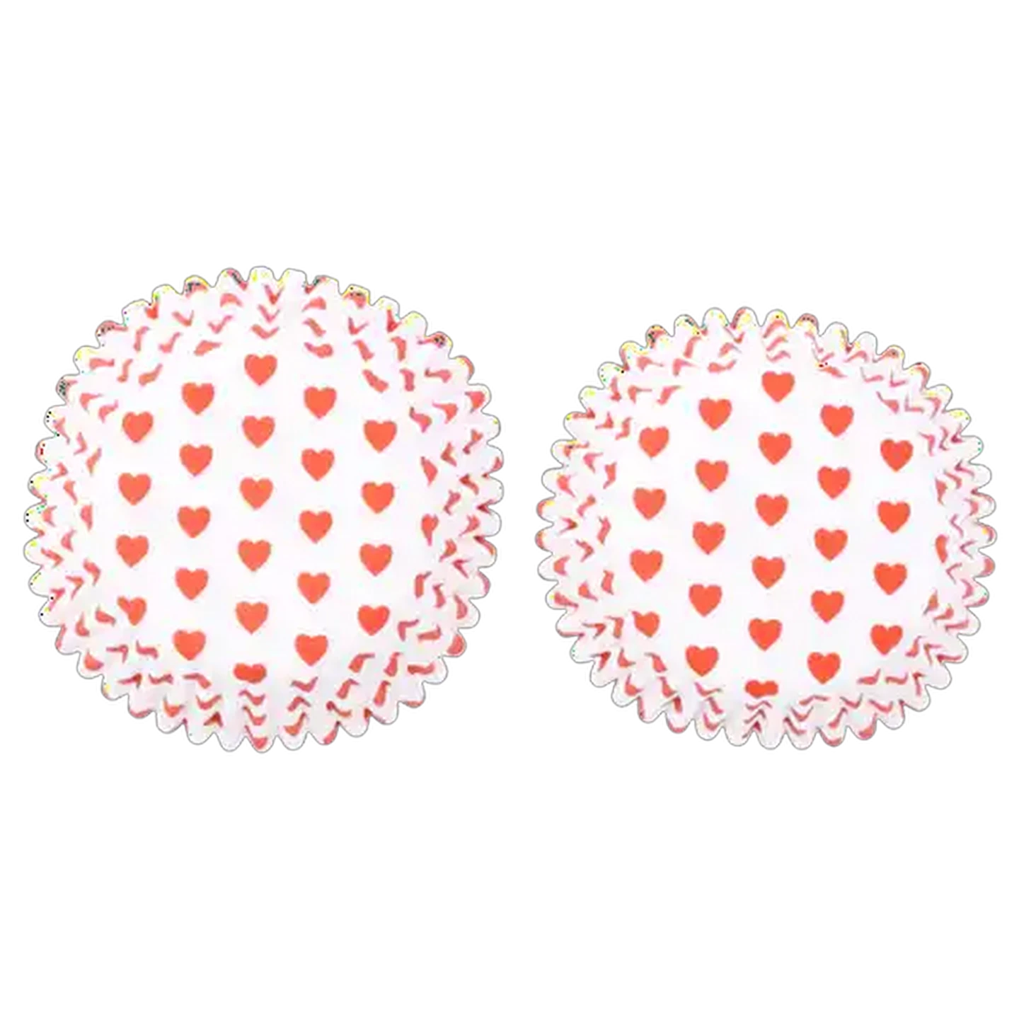 Image of Millini Red Heart Cupcake Cases 50-Pack