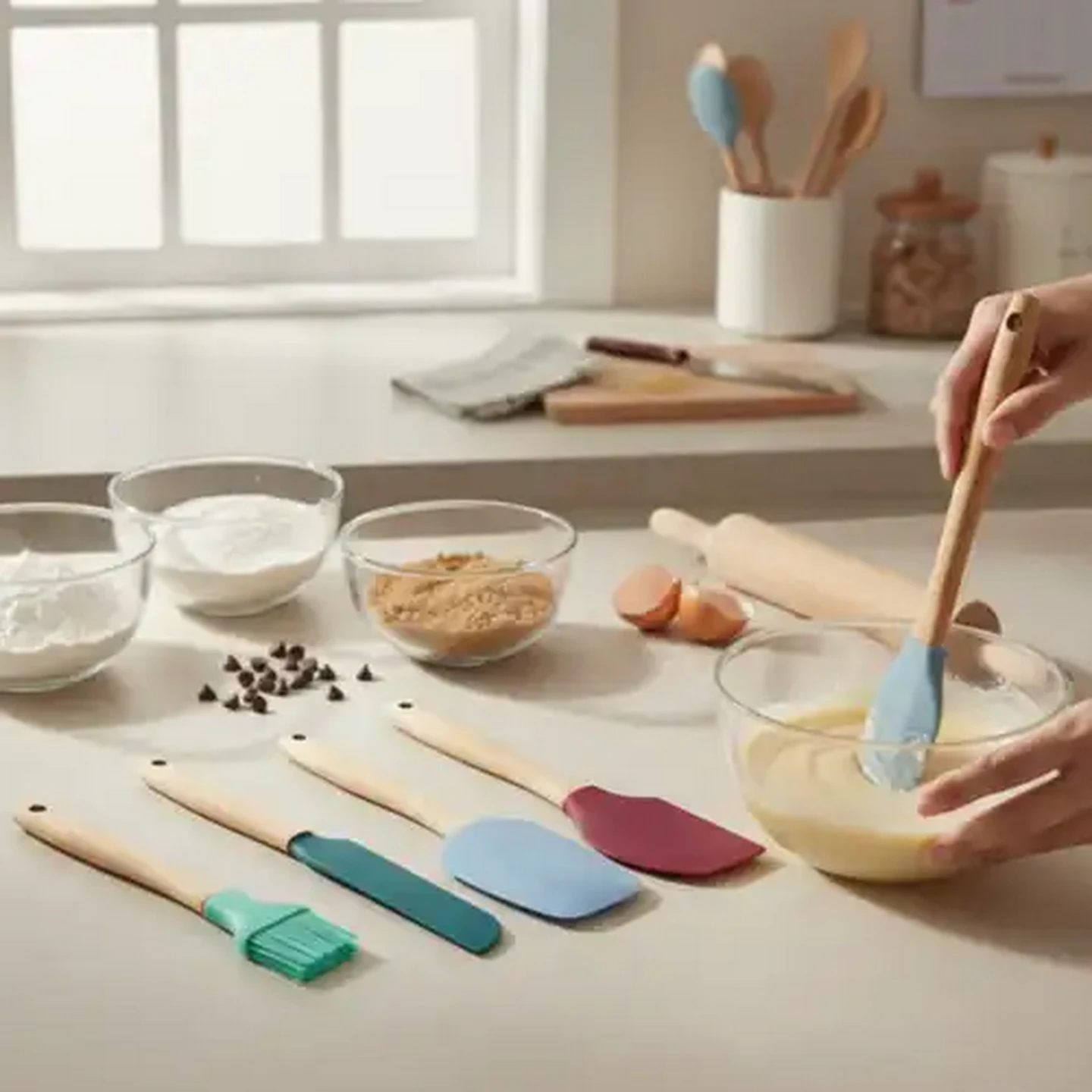 Image of Millini Silicone Baking Utensil Set 5-Piece